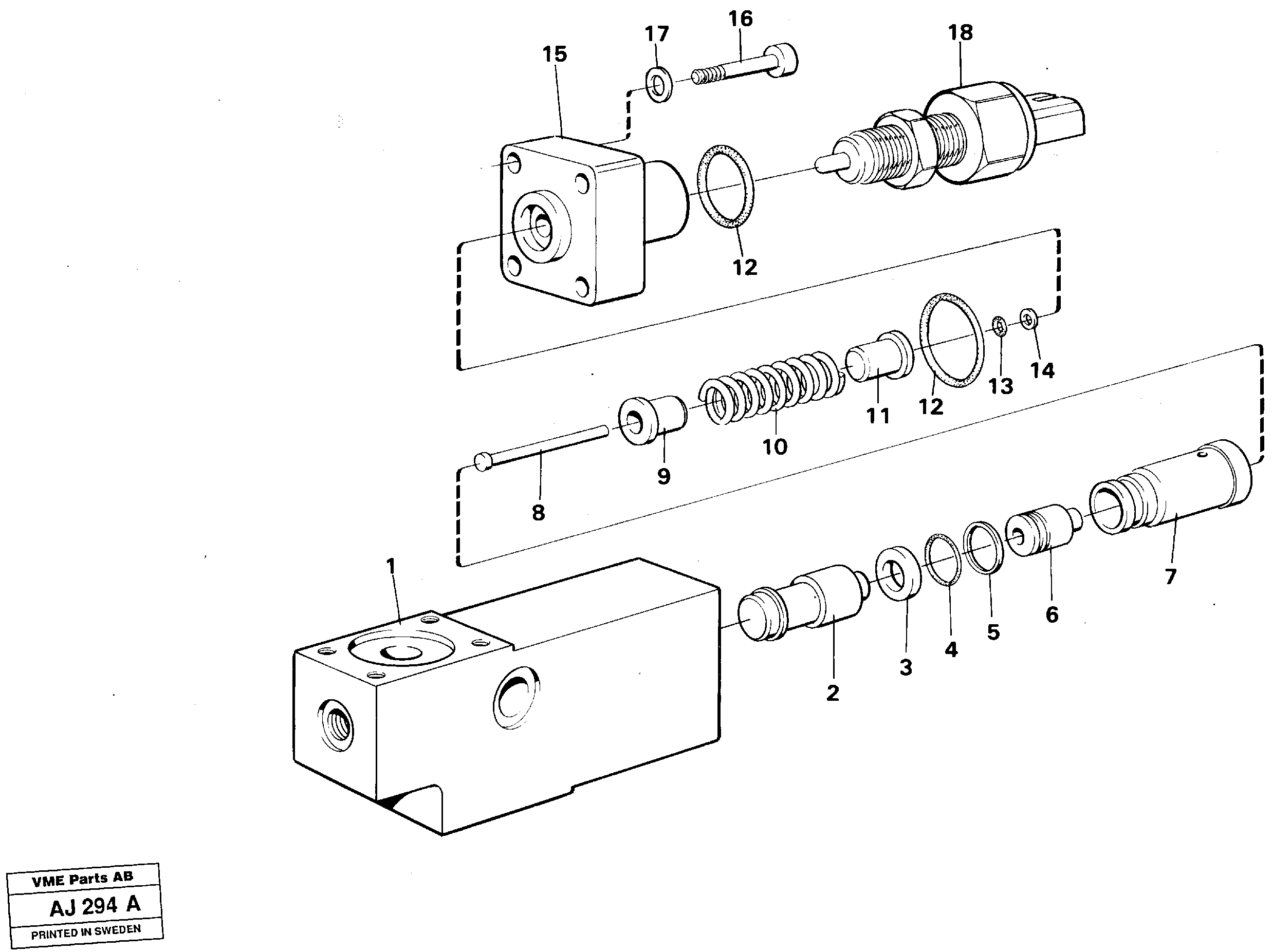 Sensor  91919 — volvo parts diagram