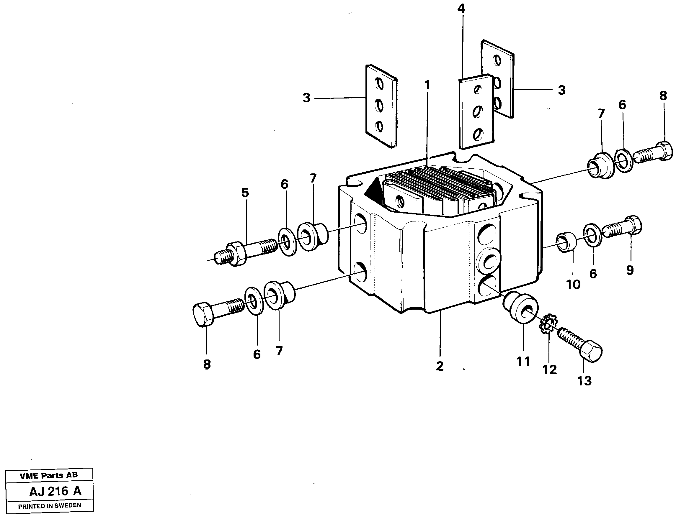 Pre-heater — volvo parts diagram