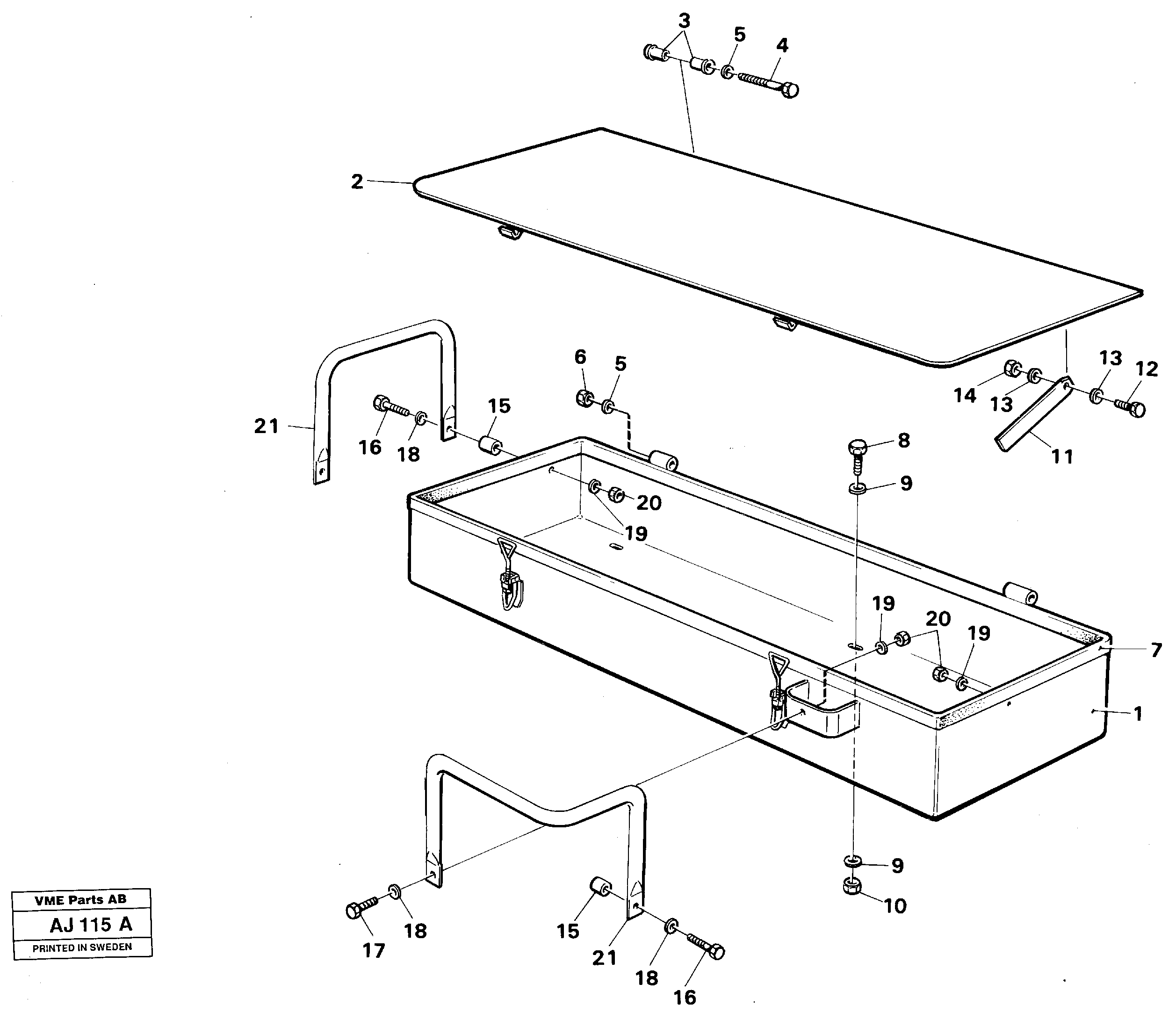 Toolbox  91837 — volvo parts diagram
