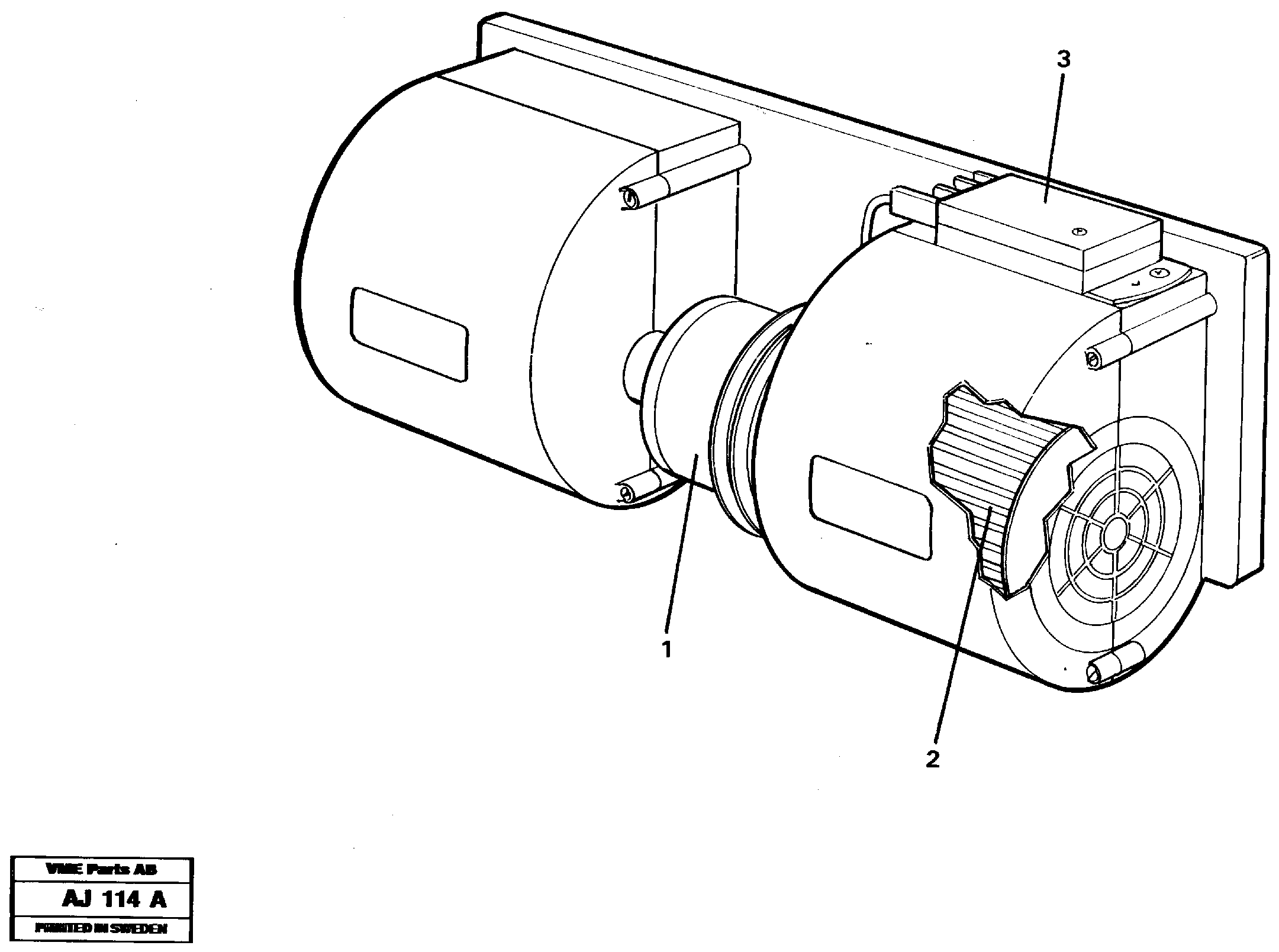Fan — volvo parts diagram