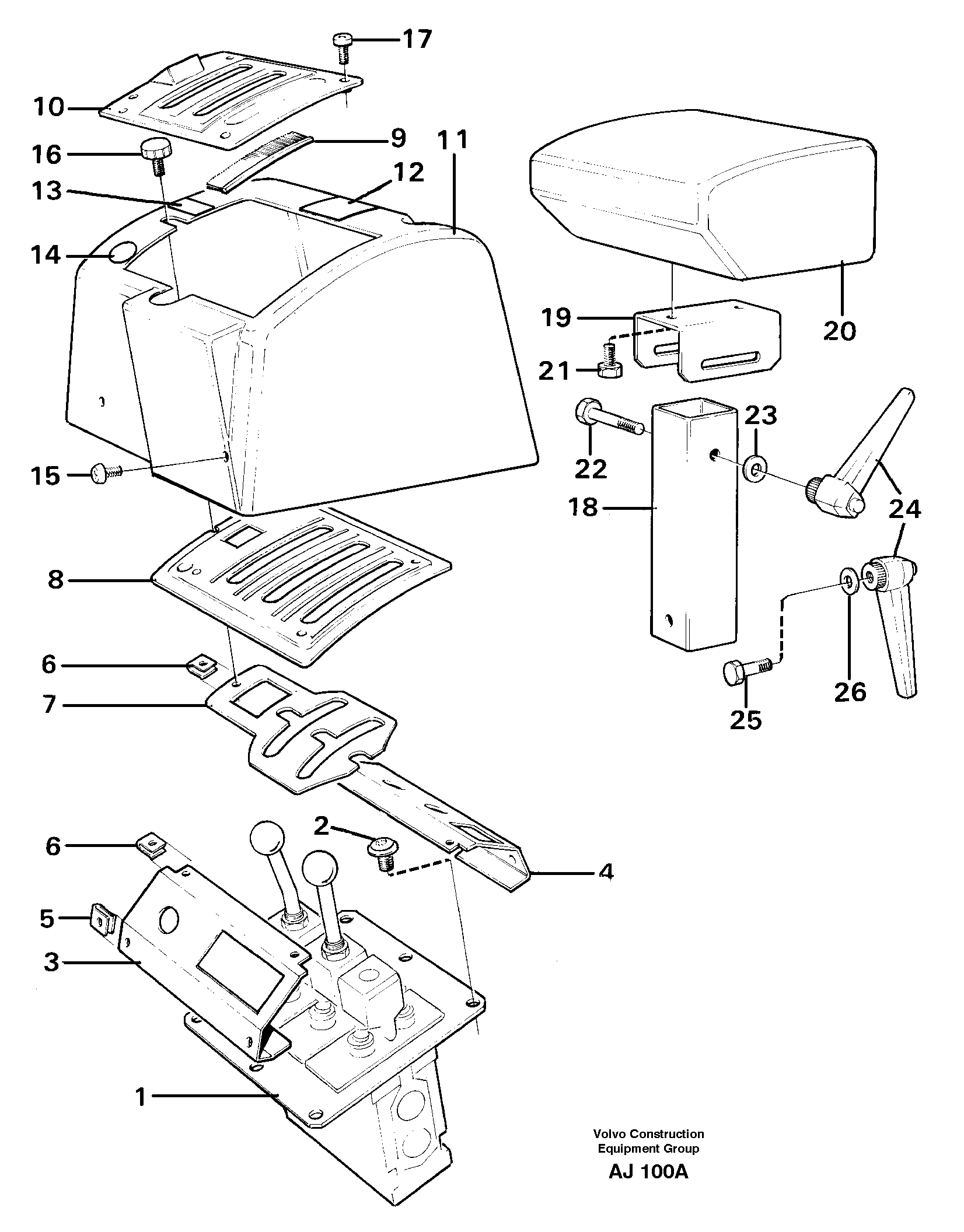 Servo valve, assembly — volvo parts diagram