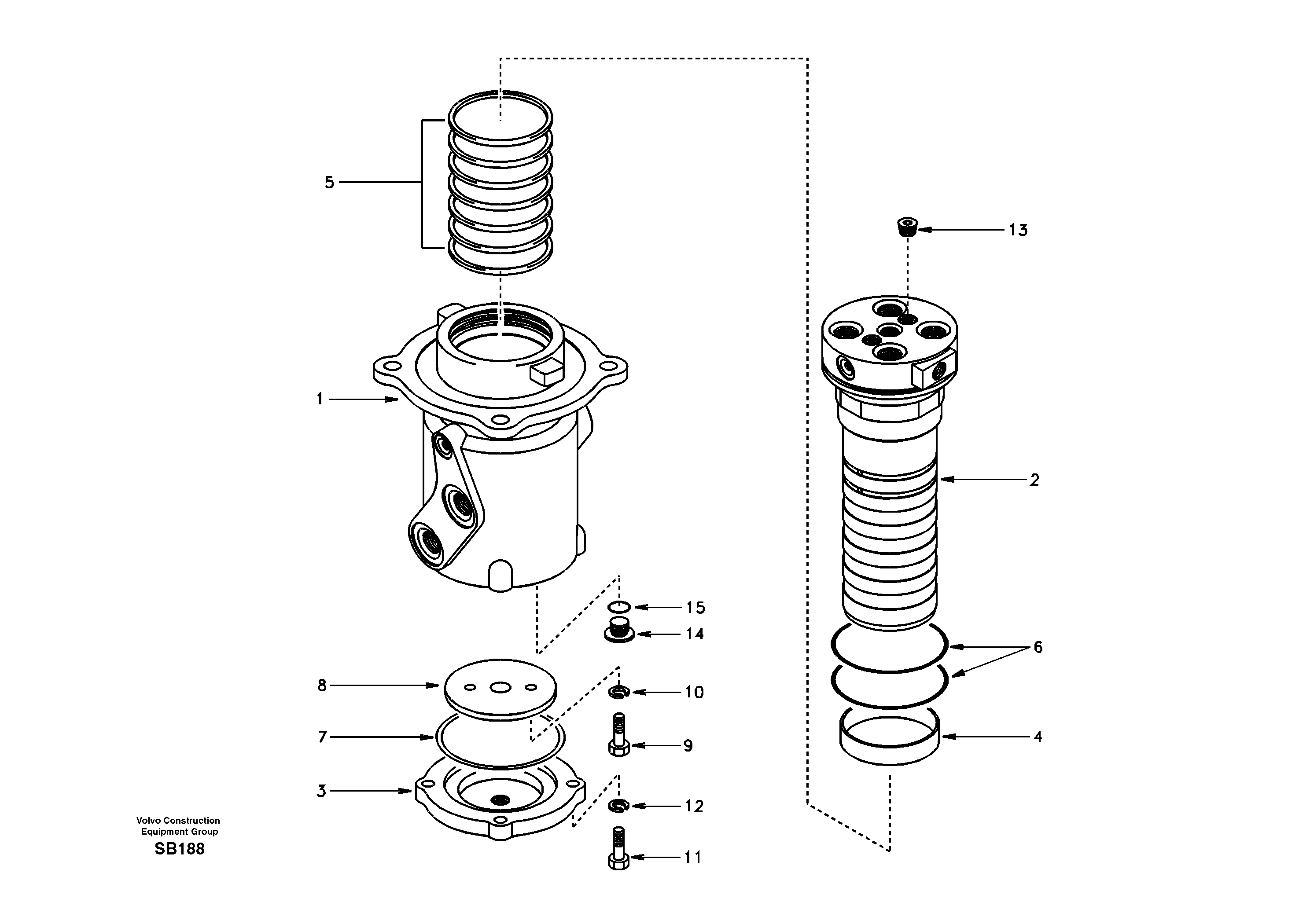 Turning joint — volvo parts diagram