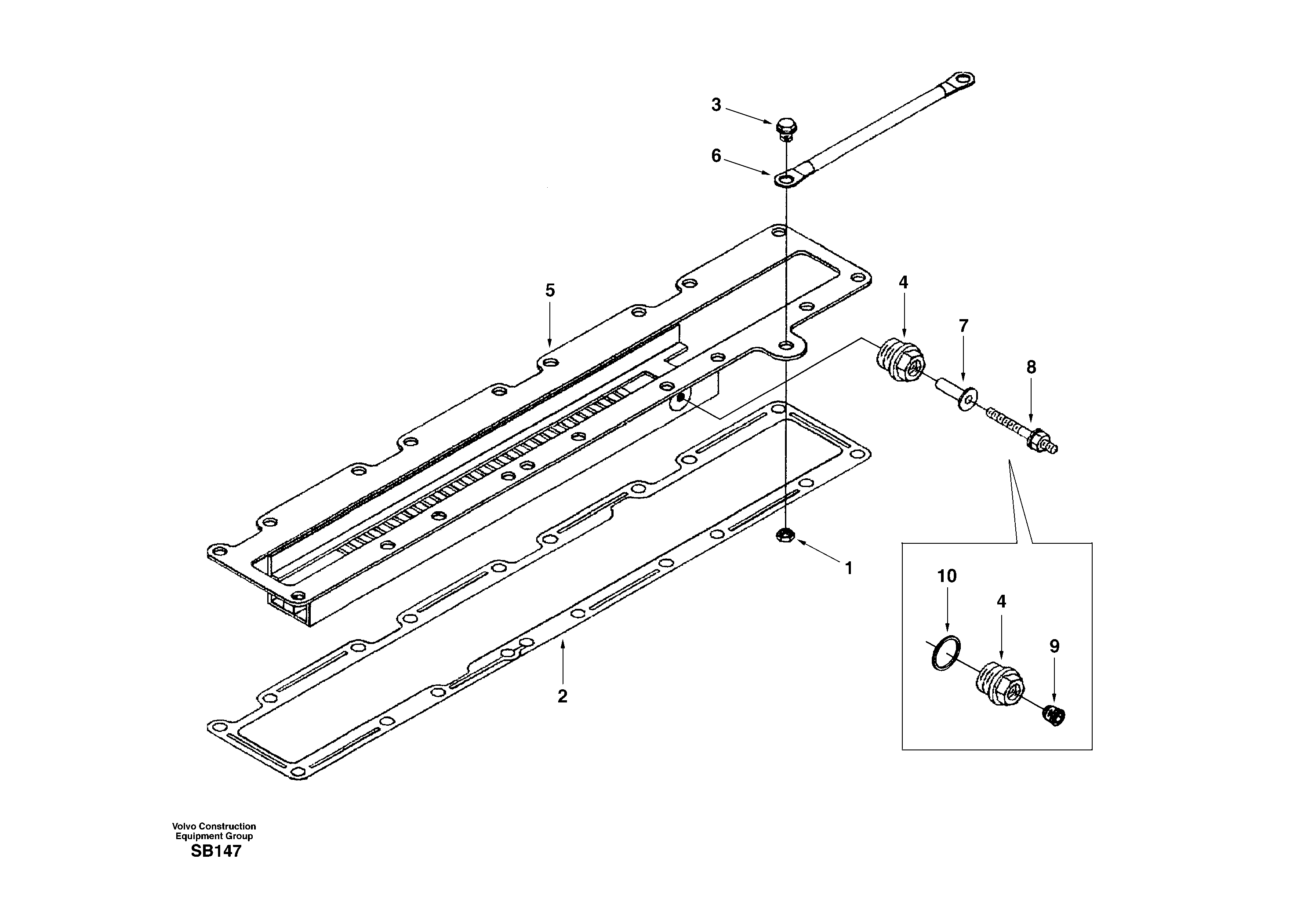 Inlet air heater — volvo parts diagram