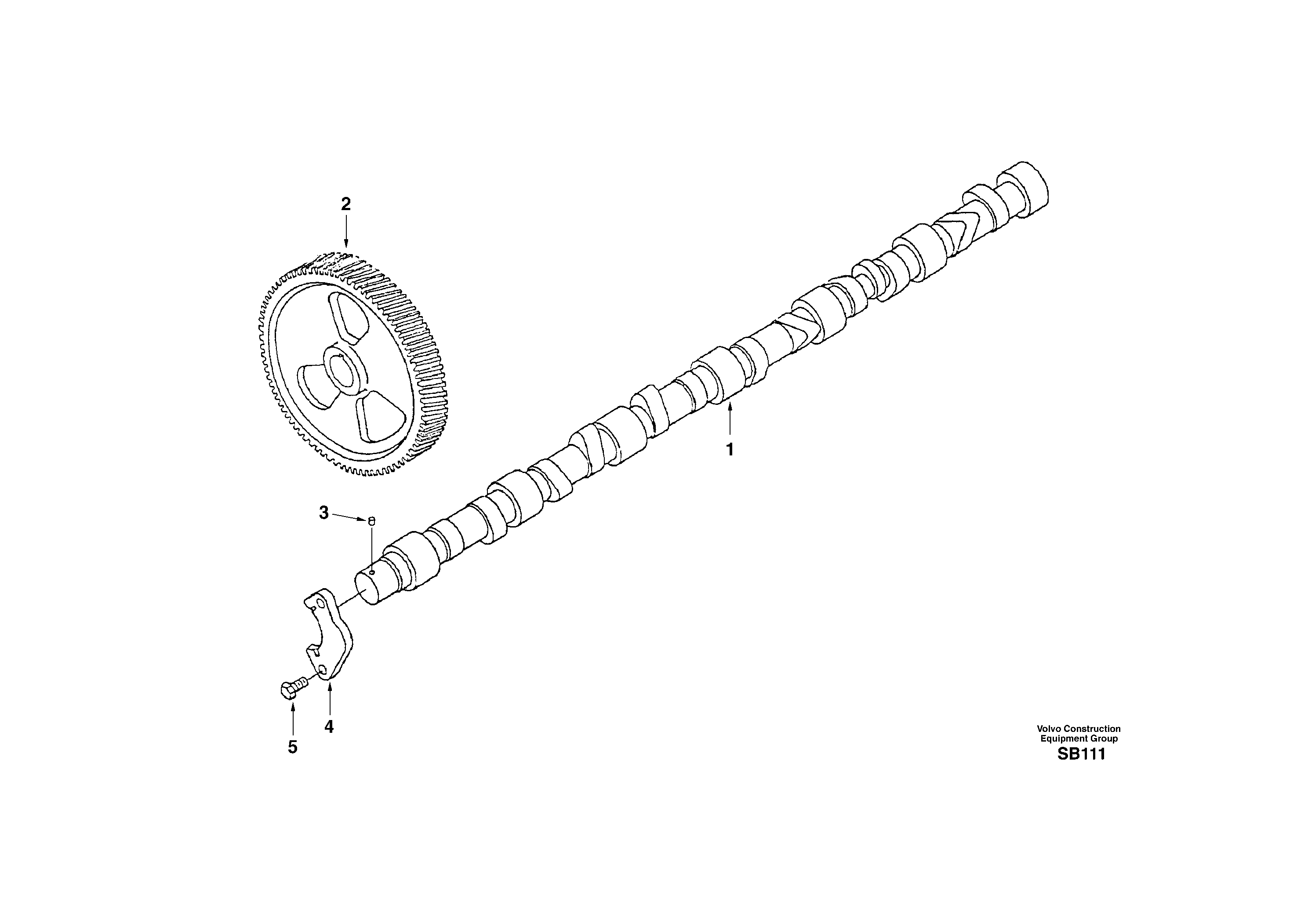 Camshaft — volvo parts diagram