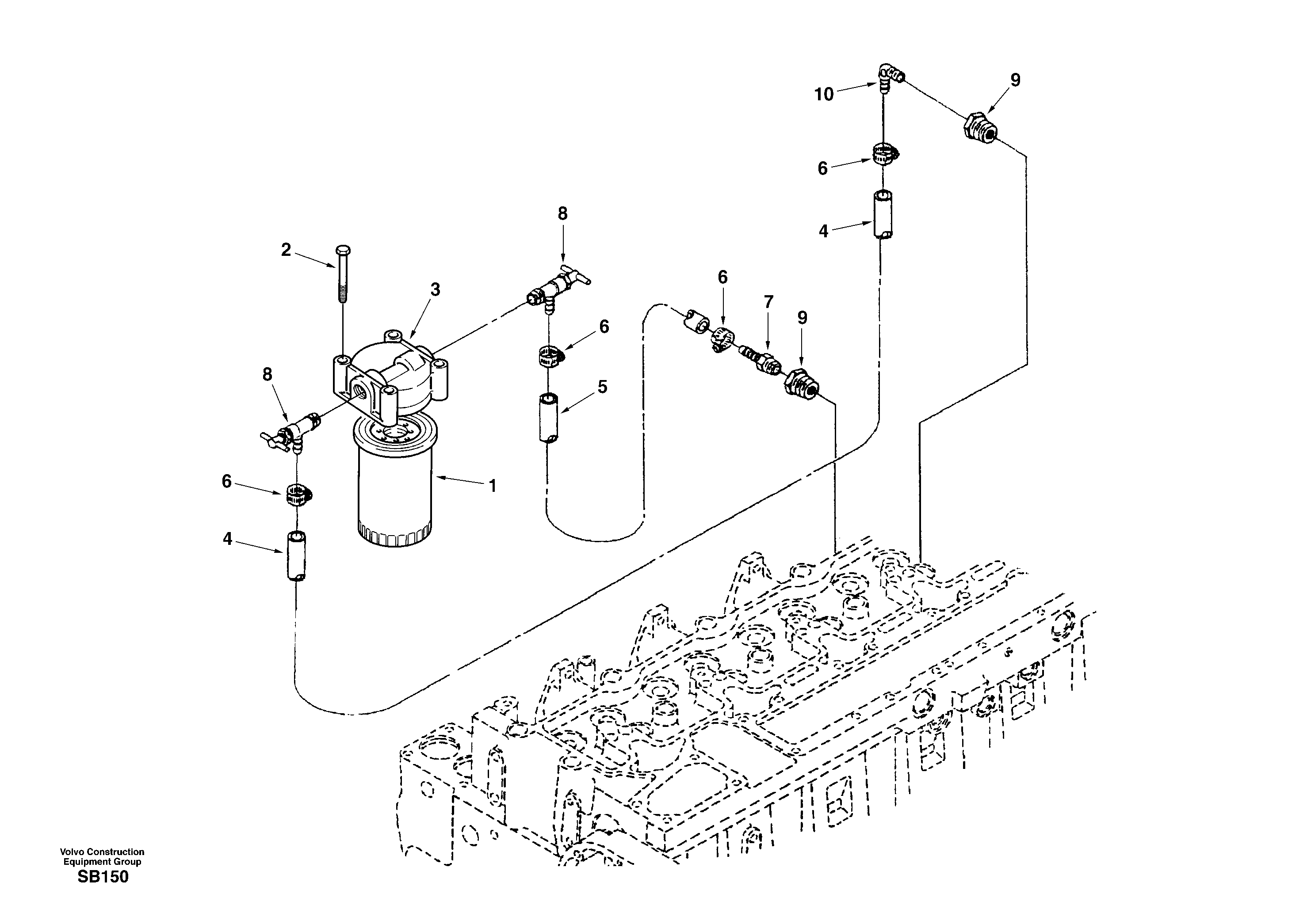 Coolant filter — volvo parts diagram
