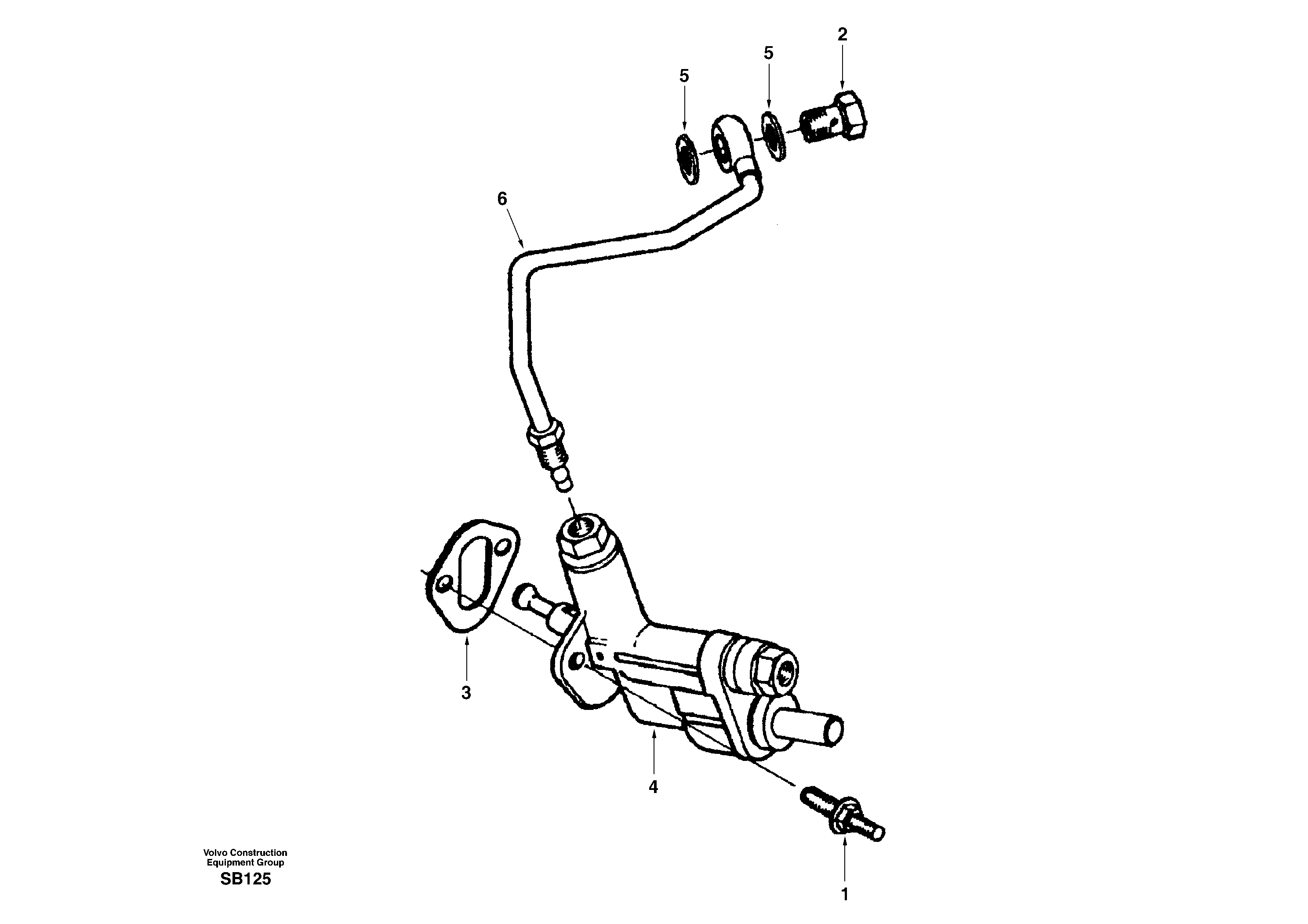 Fuel feed pump — volvo parts diagram