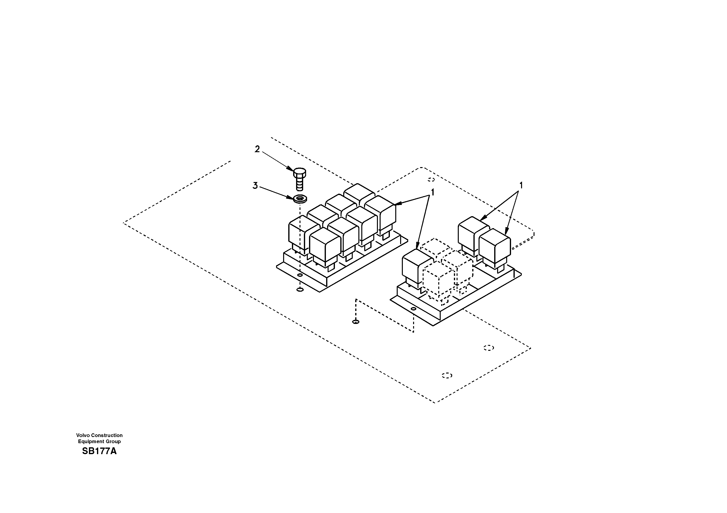 Electrical relay — volvo parts diagram