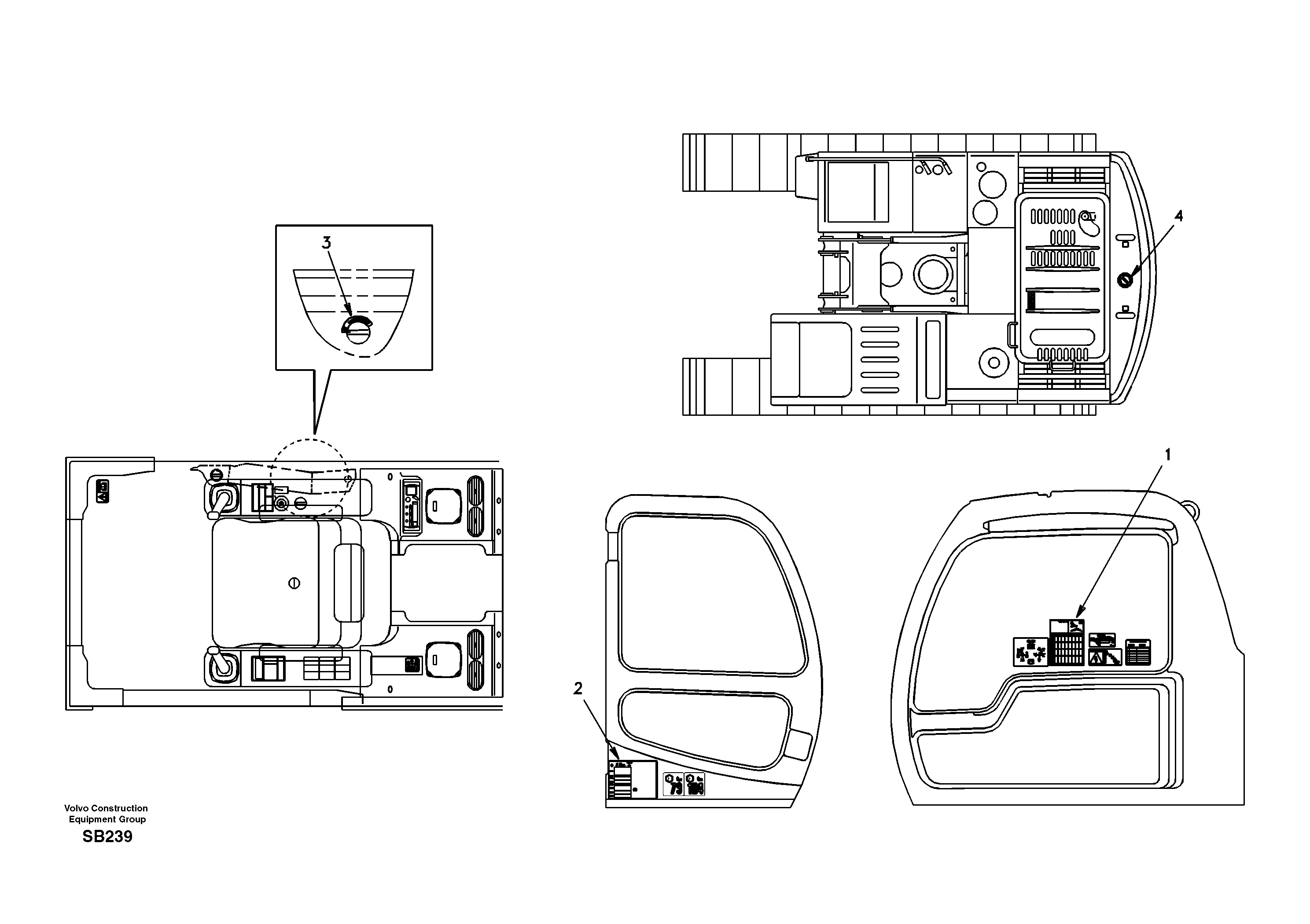 Decal, inner location — volvo parts diagram