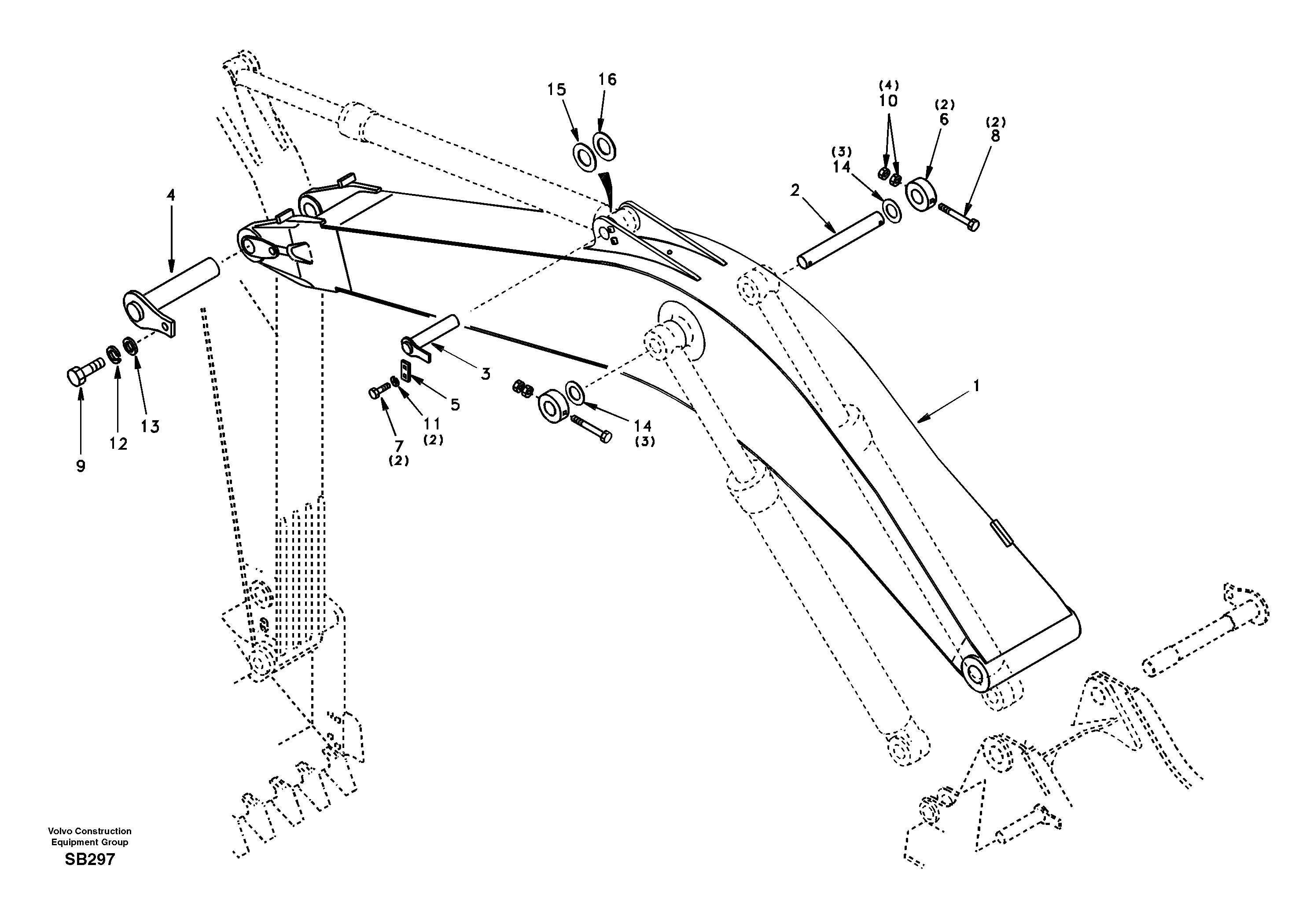 Links to boom, mono — volvo parts diagram