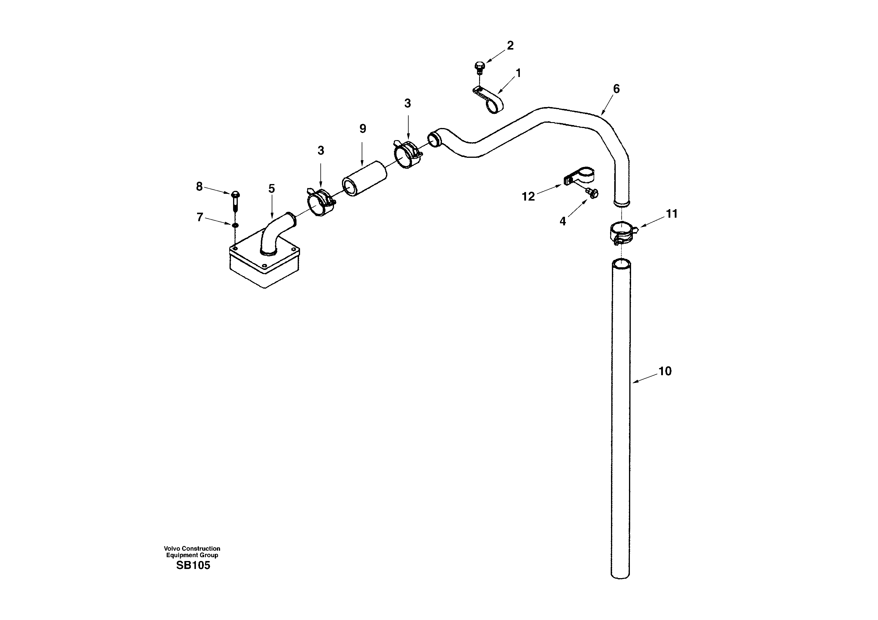 Crankcase ventilation — volvo parts diagram