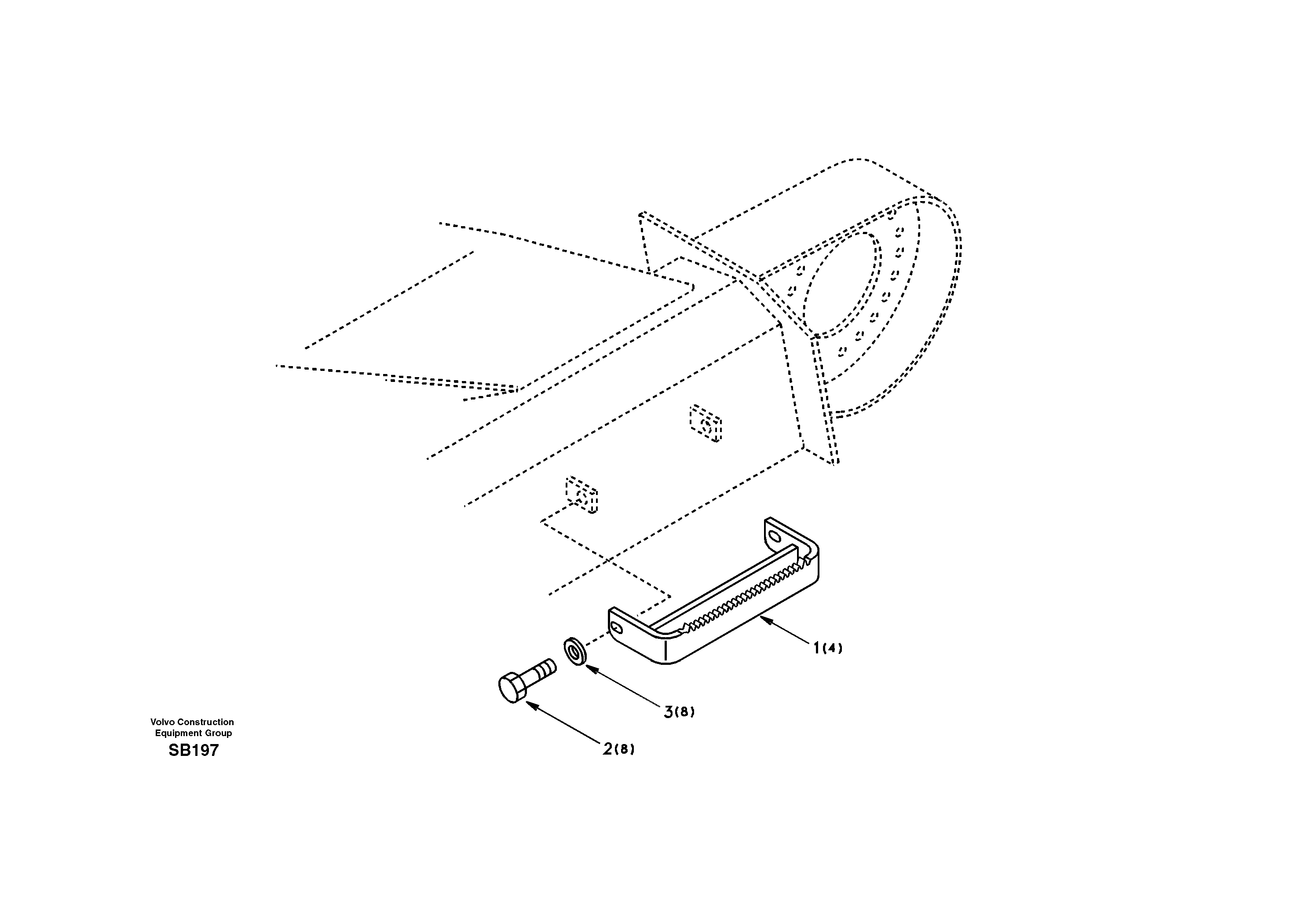 Foot step — volvo parts diagram