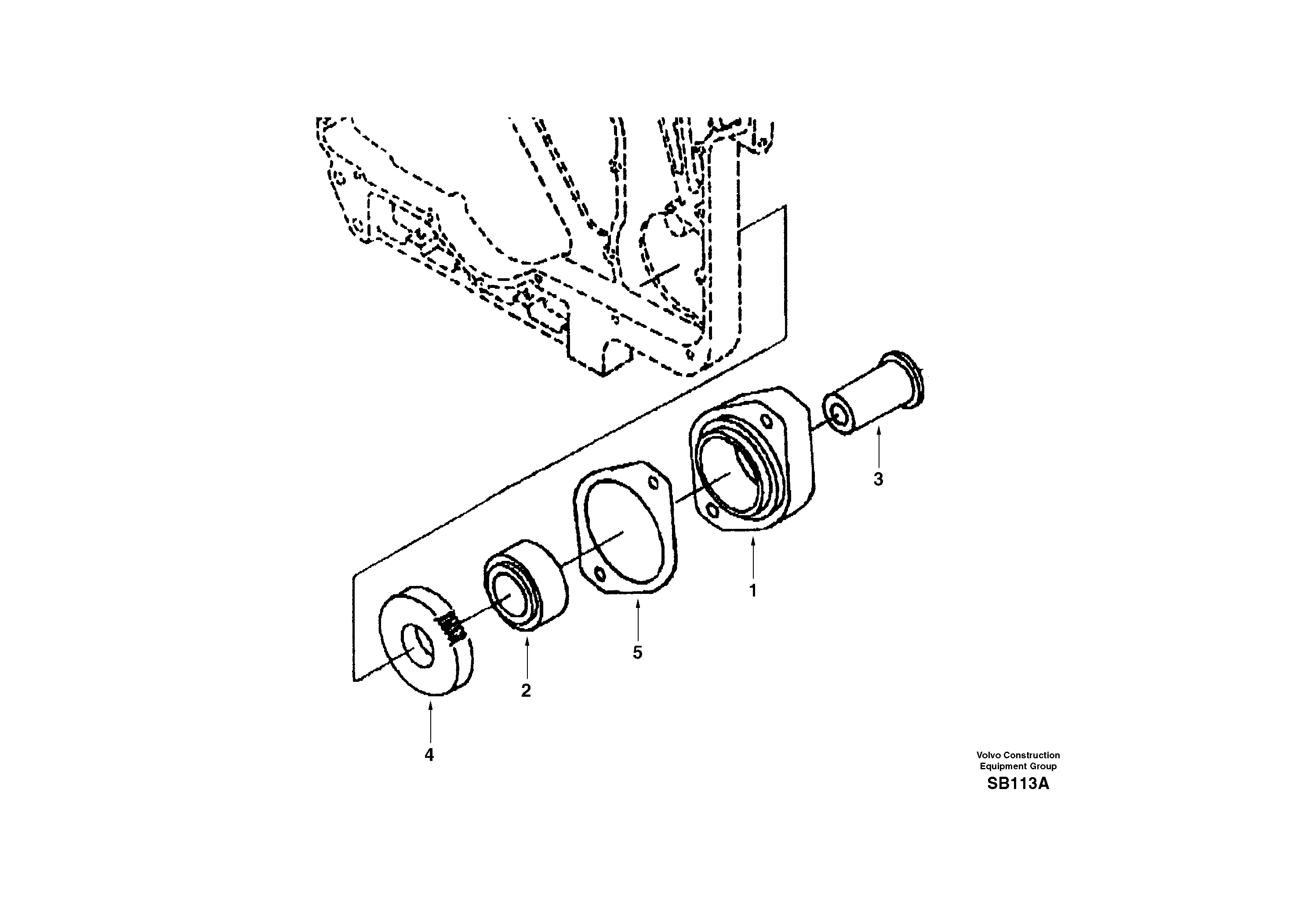 Pump drive power take-off — volvo parts diagram