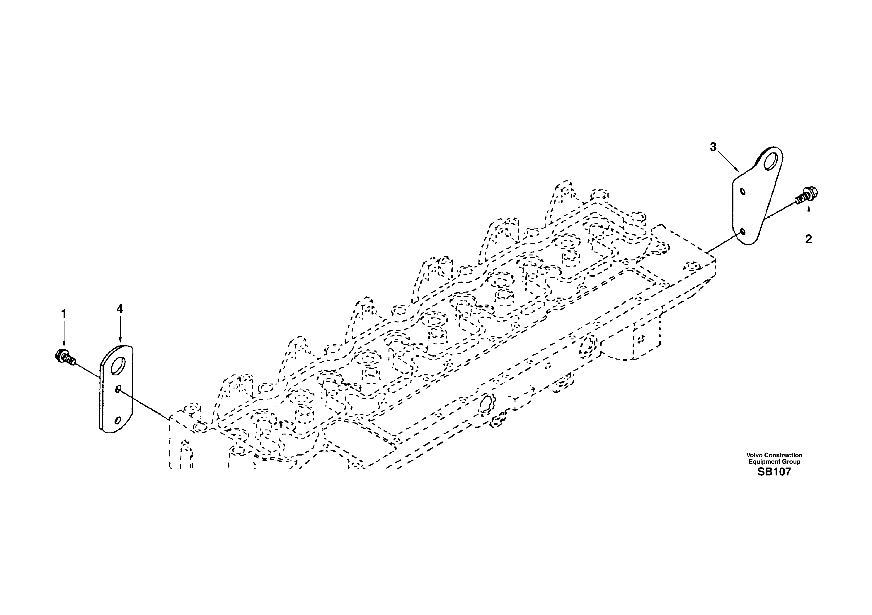 Lifting eye — volvo parts diagram