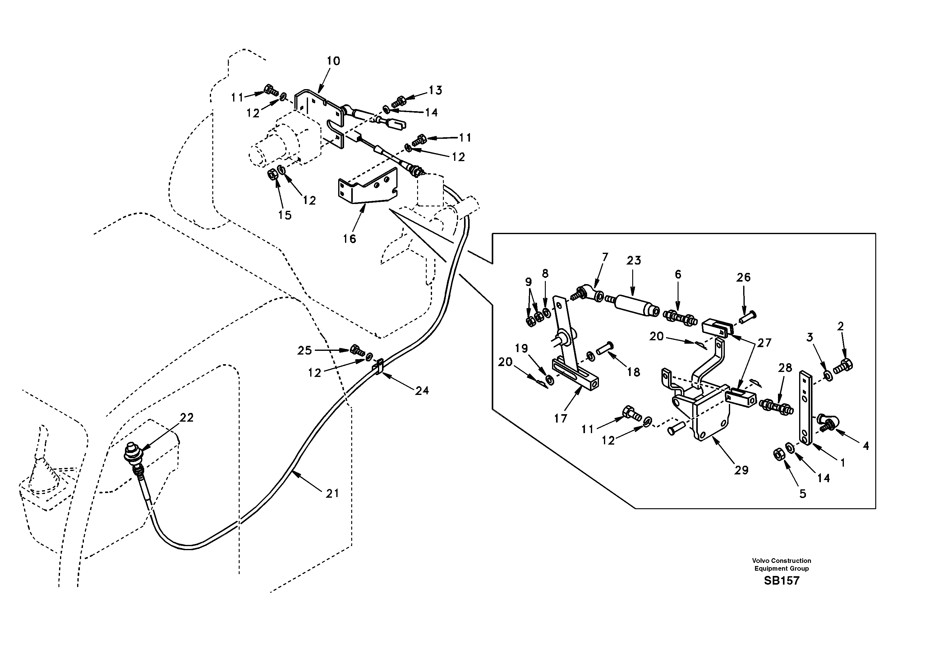 Speed control — volvo parts diagram