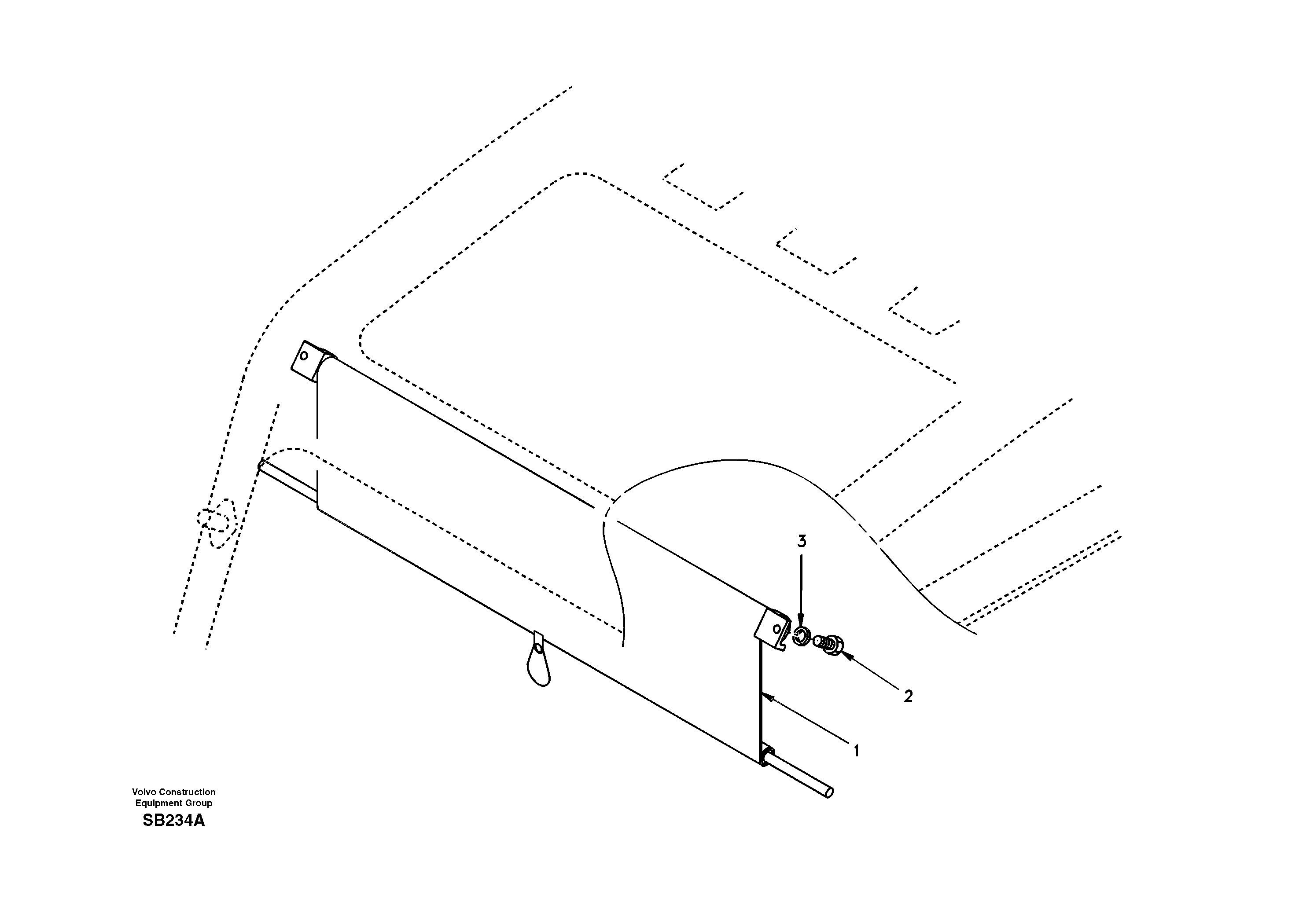 Sun visor interior — volvo parts diagram