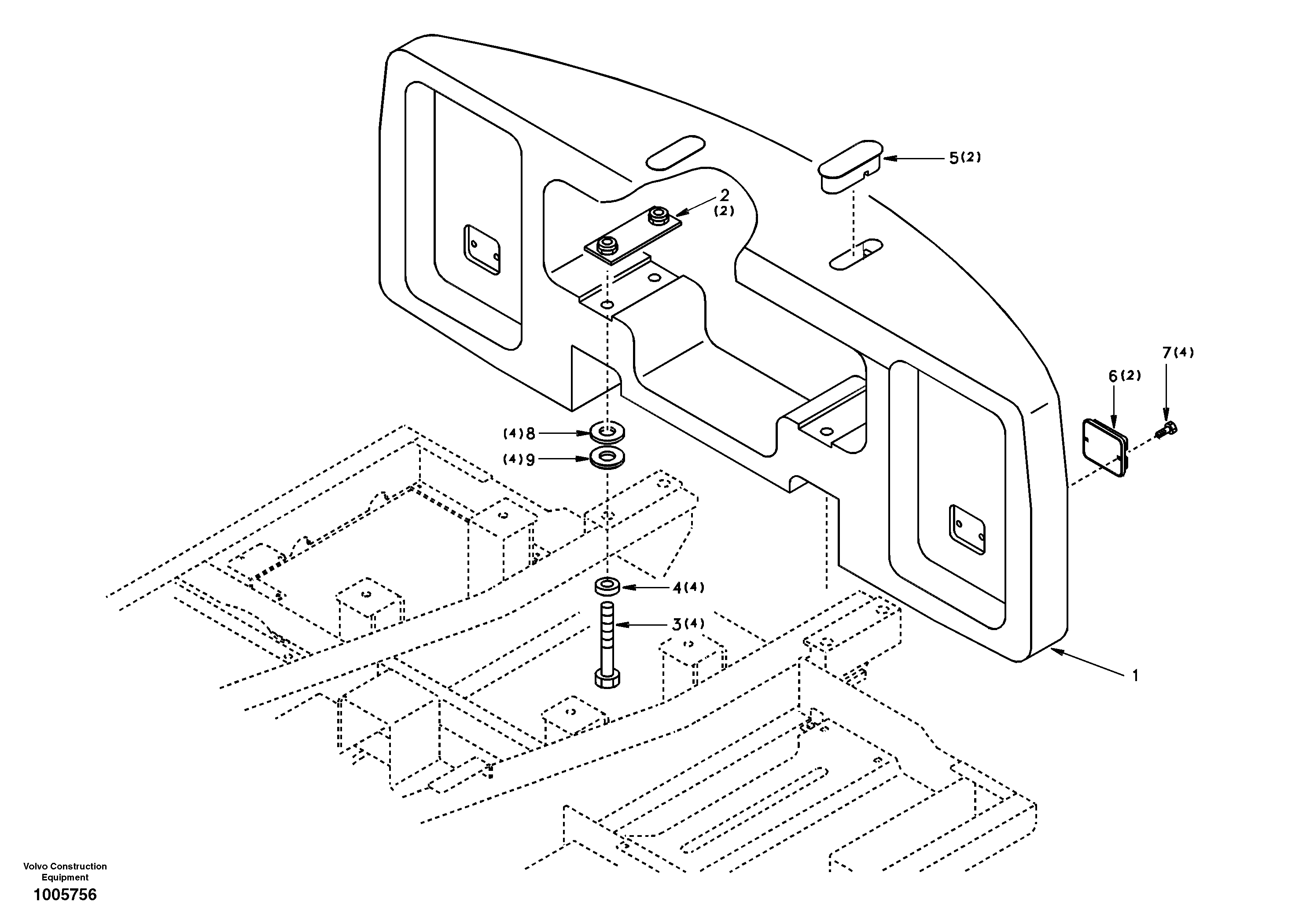 Counterweights — volvo parts diagram
