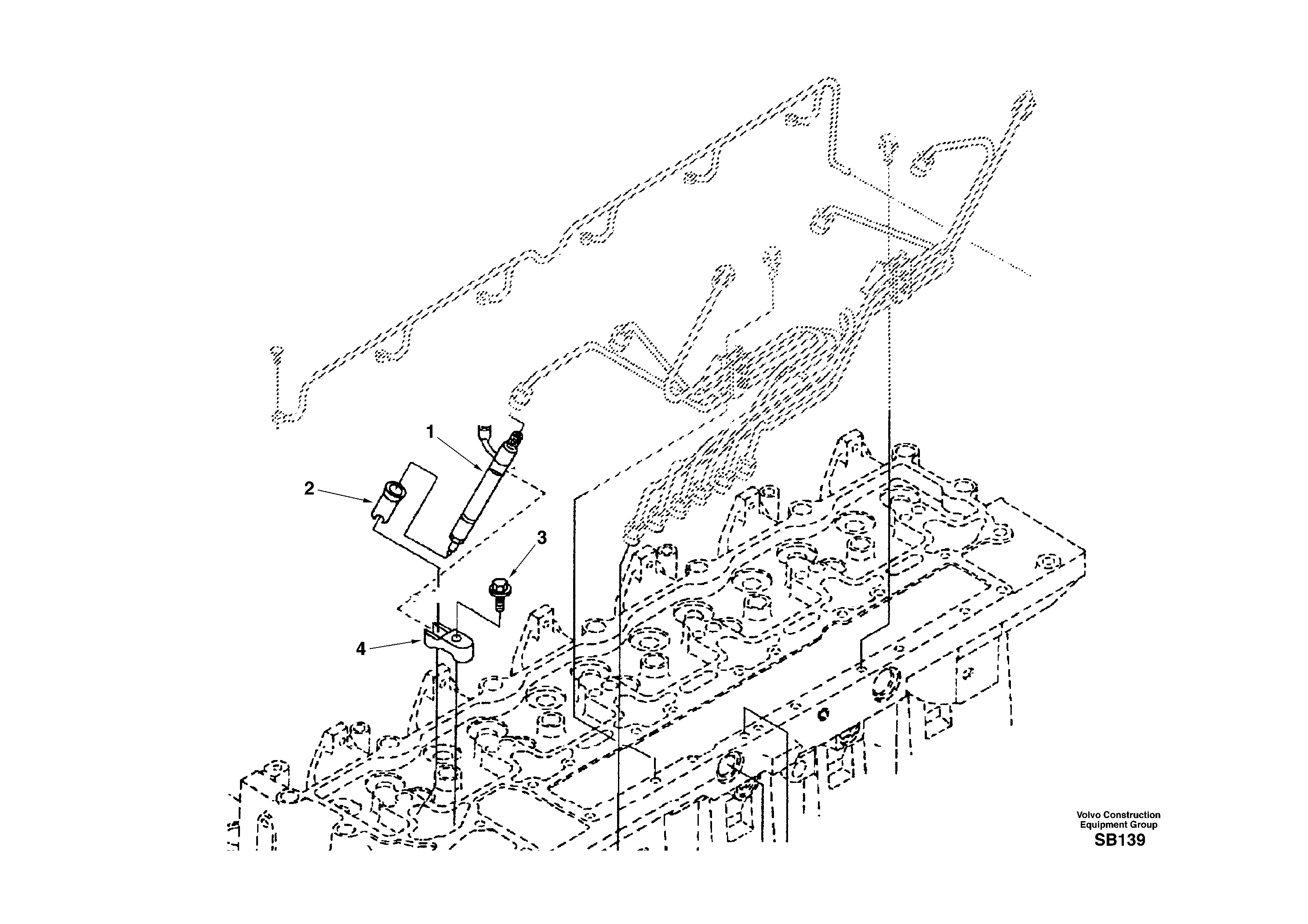 Injector — volvo parts diagram