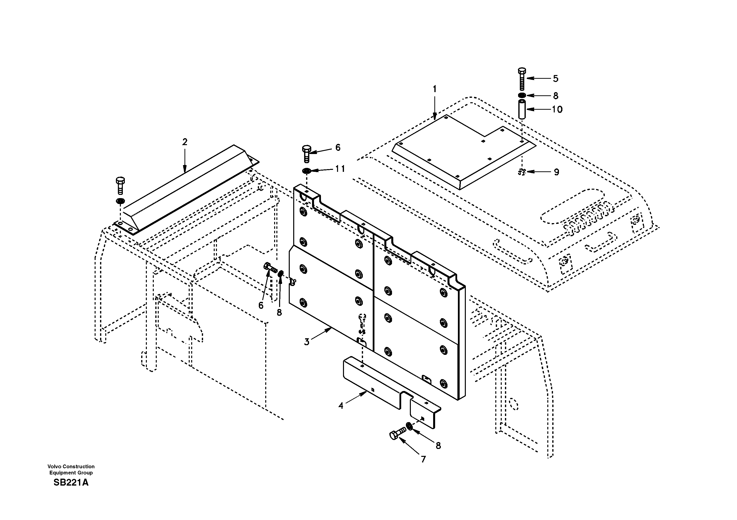 Noise protection, low noise kit — volvo parts diagram