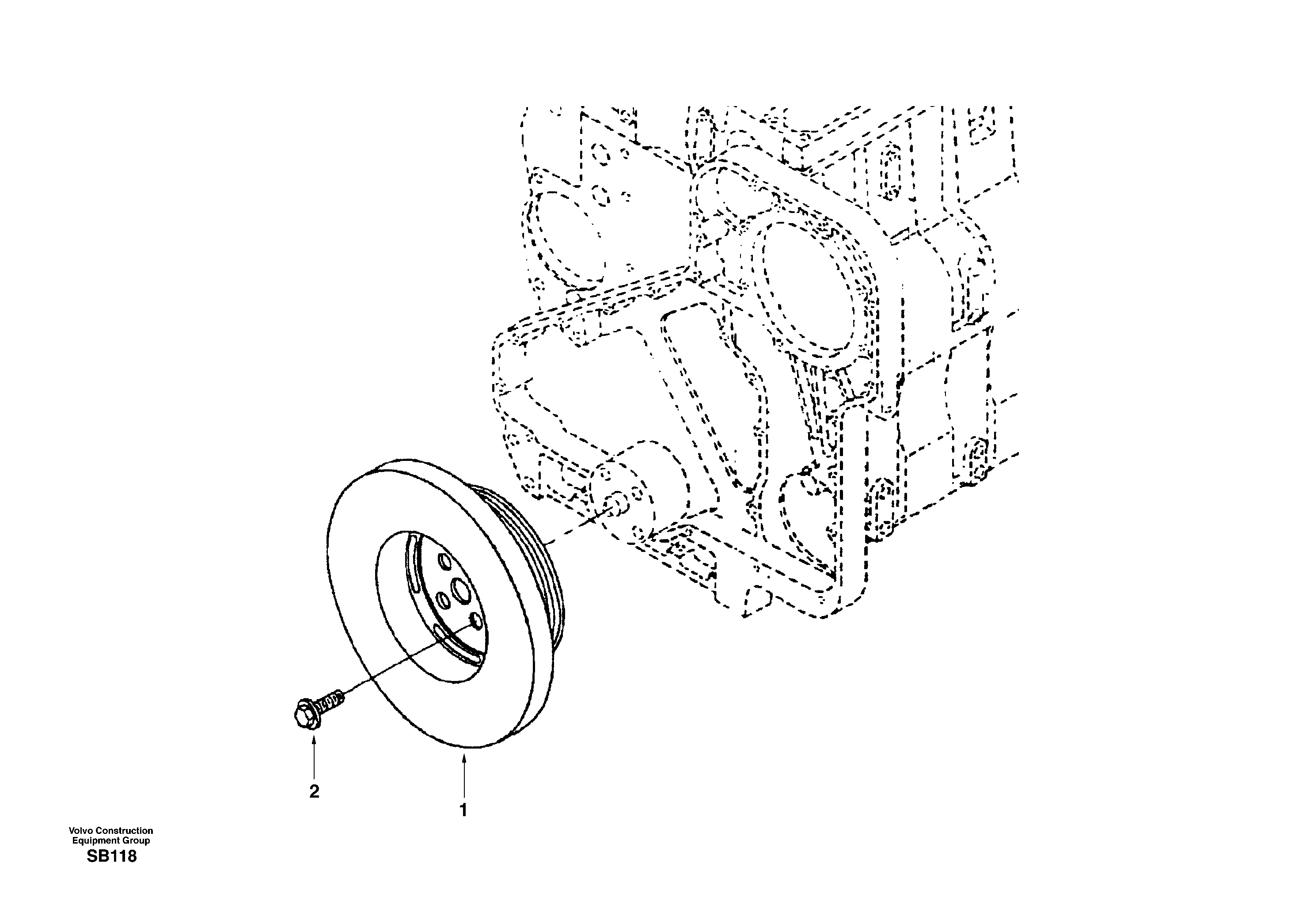 Vibration damper — volvo parts diagram