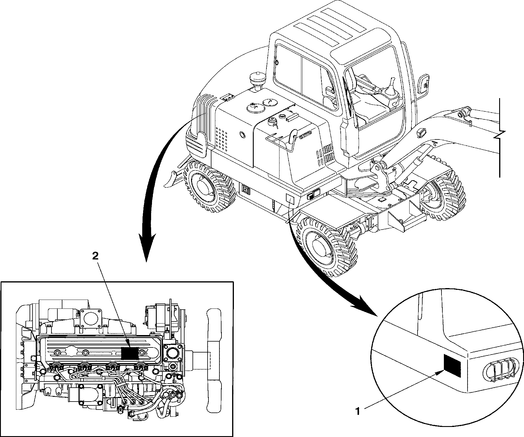 Product sign plate — volvo parts diagram