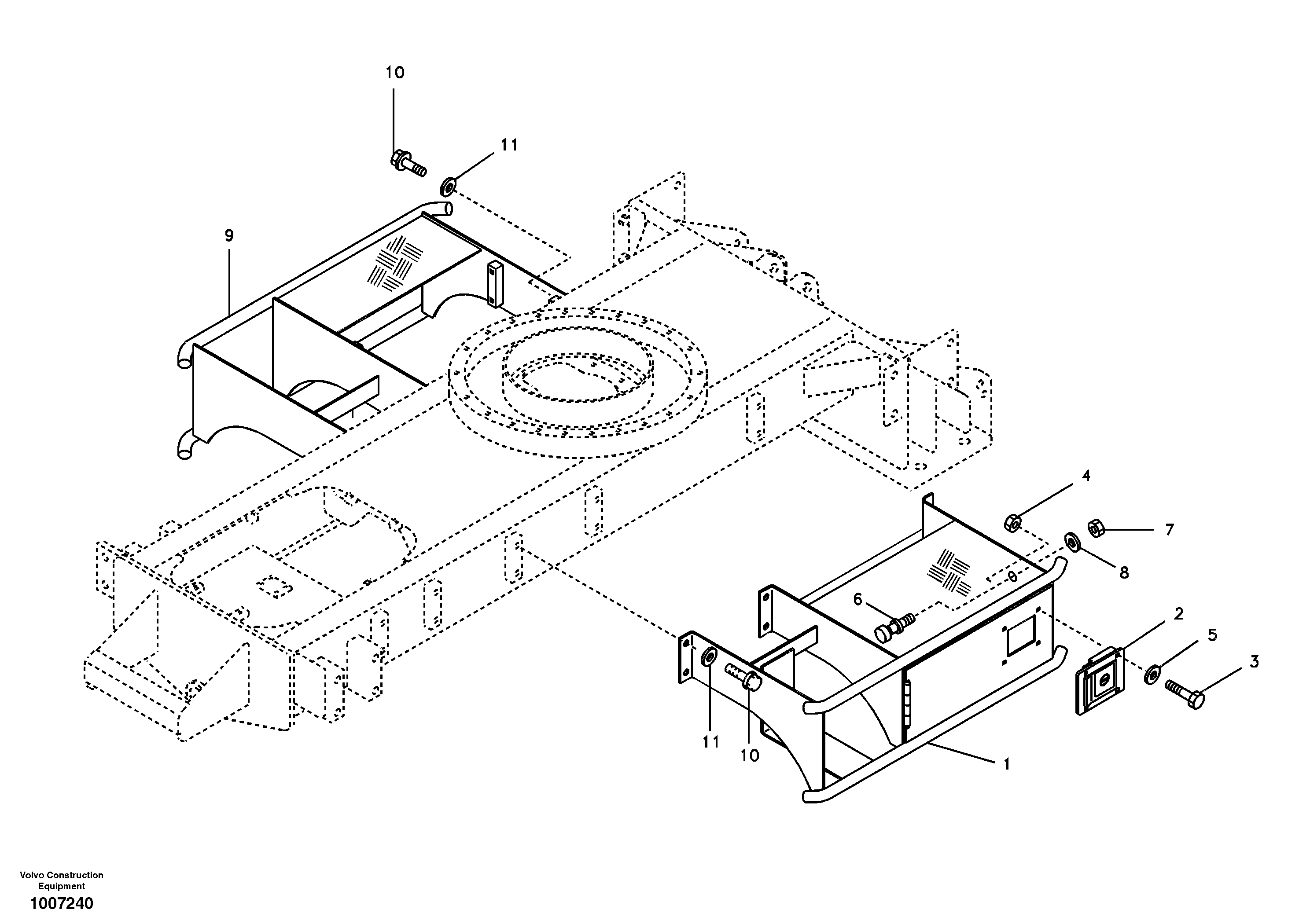 Foot step — volvo parts diagram