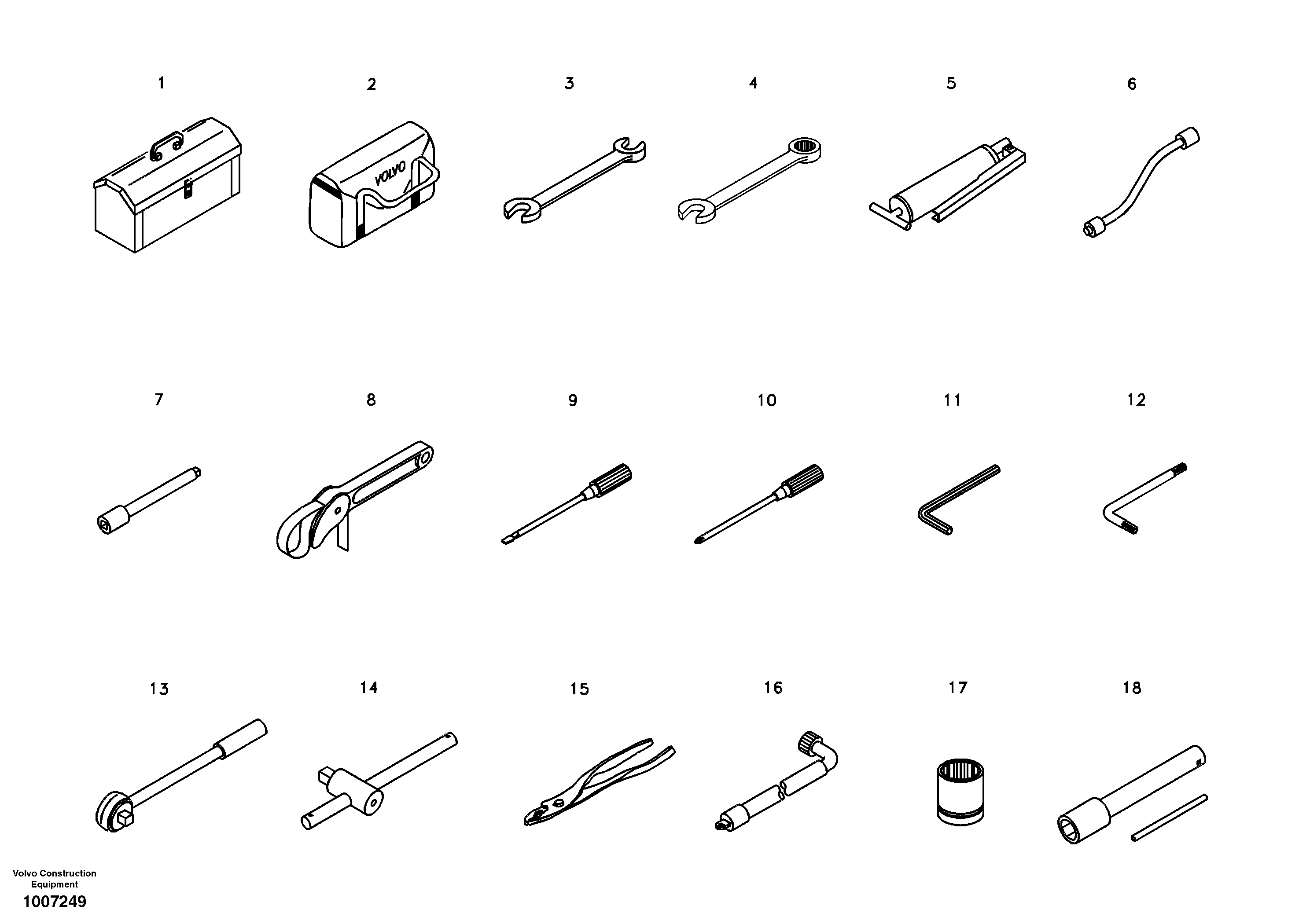 Tool — volvo parts diagram