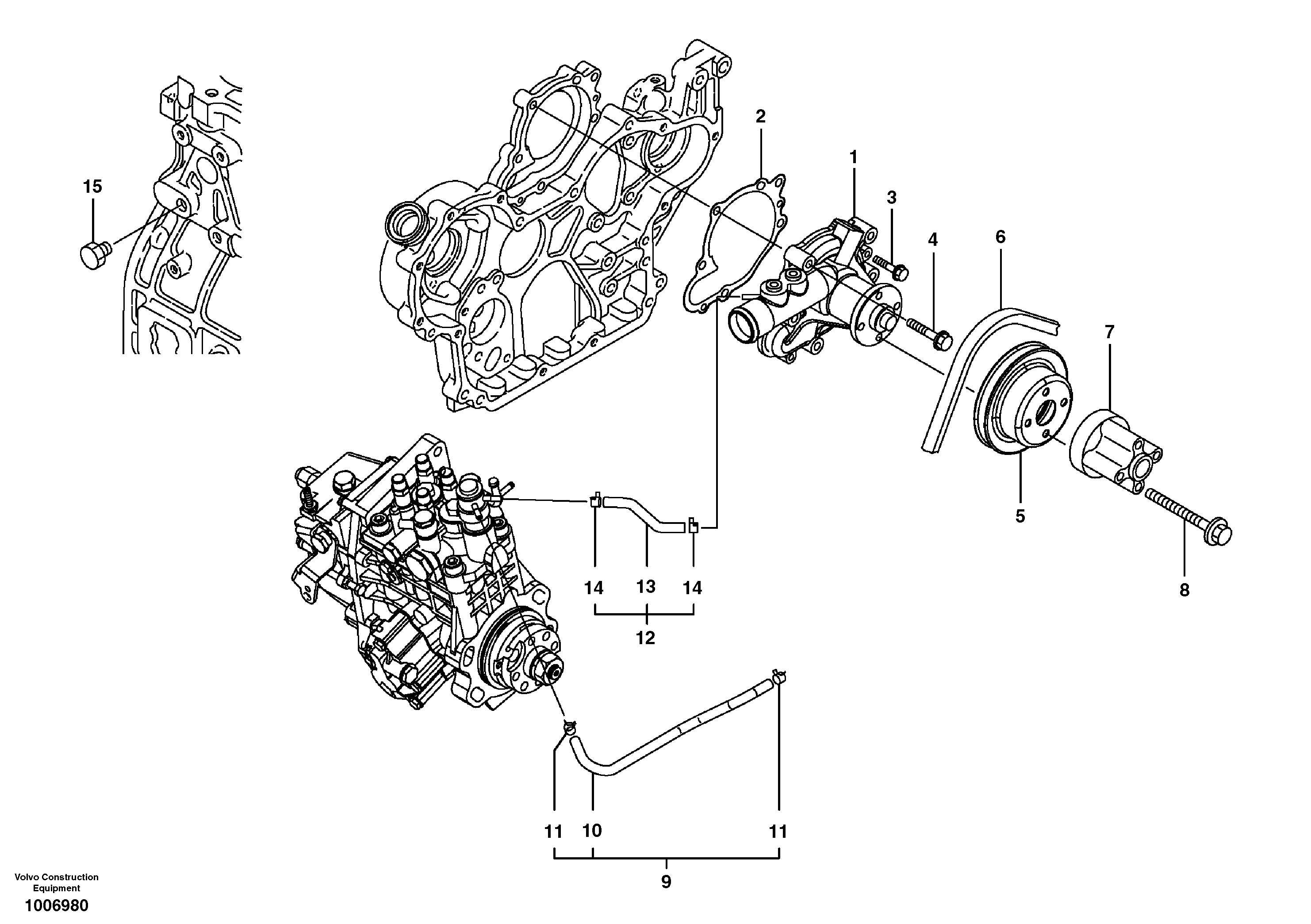 Fan drive — volvo parts diagram