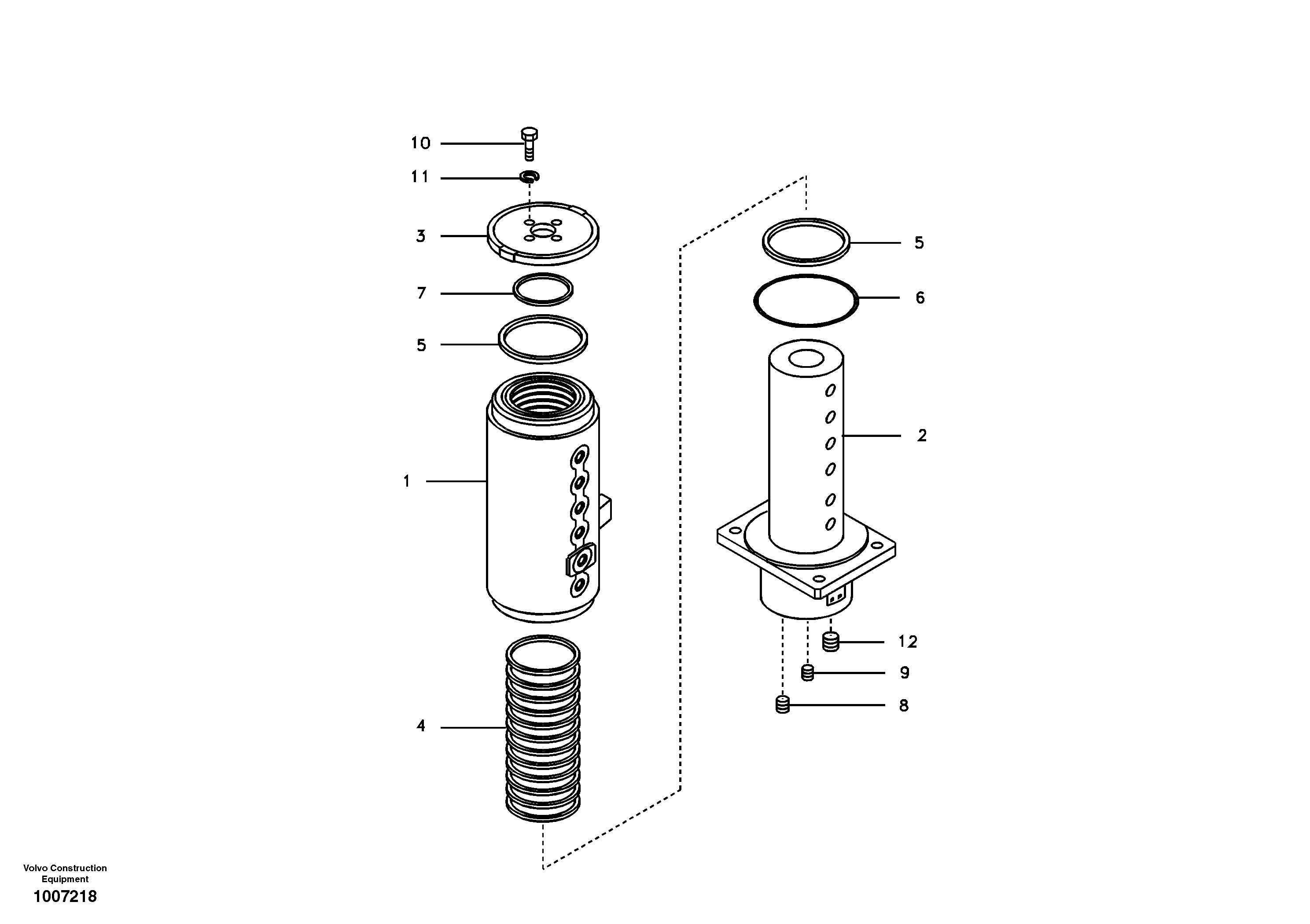 Turning joint — volvo parts diagram