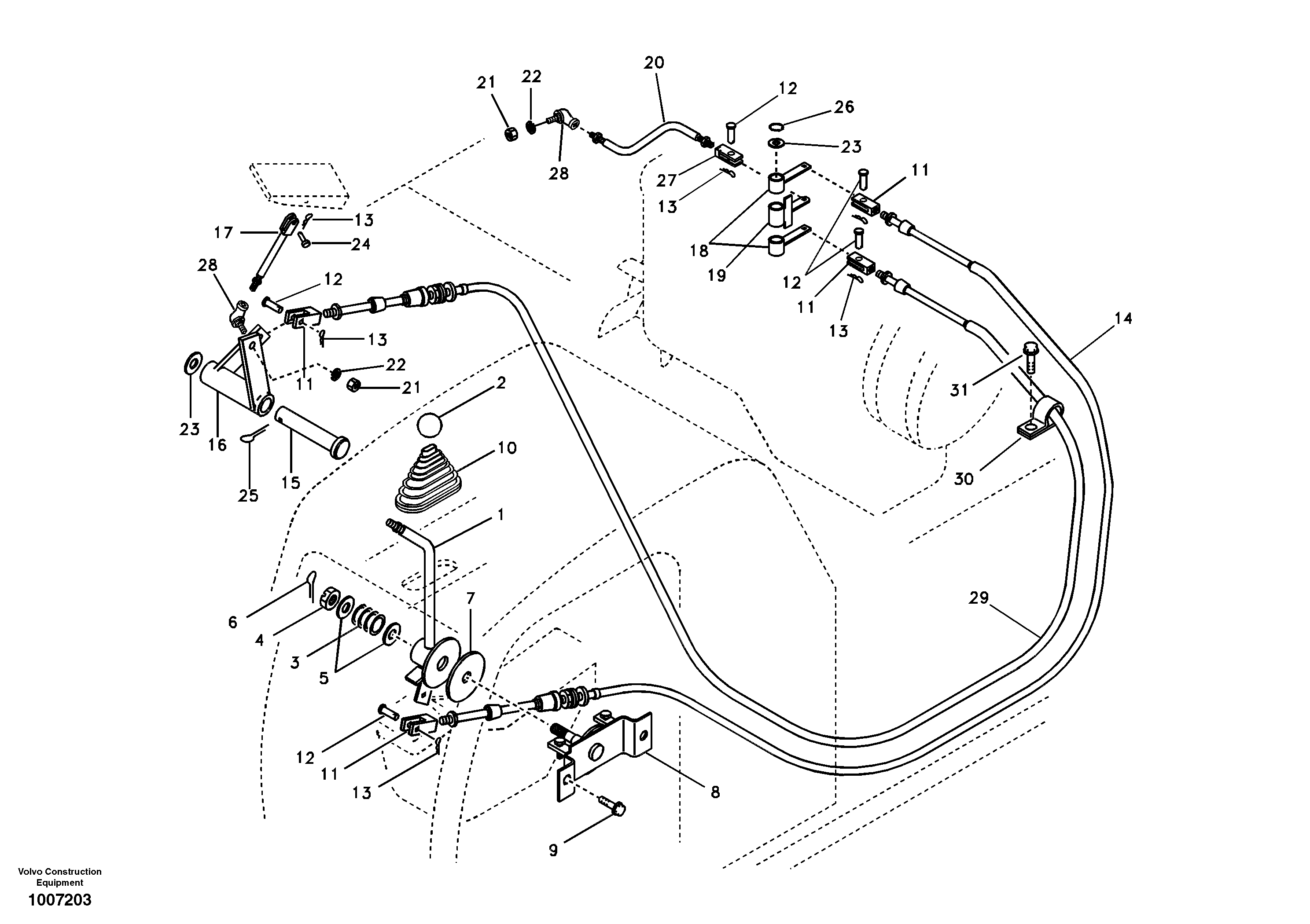 Speed control — volvo parts diagram