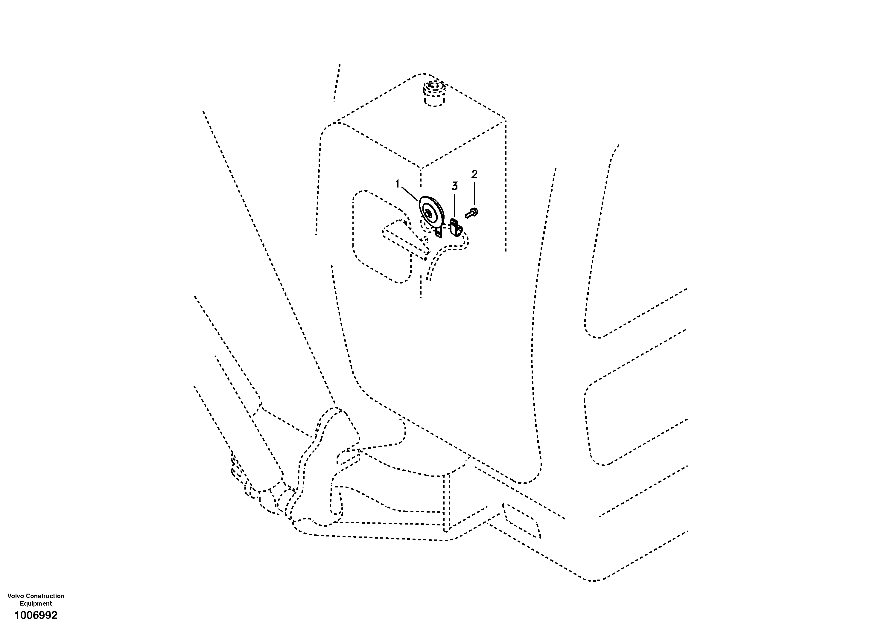 Horn — volvo parts diagram
