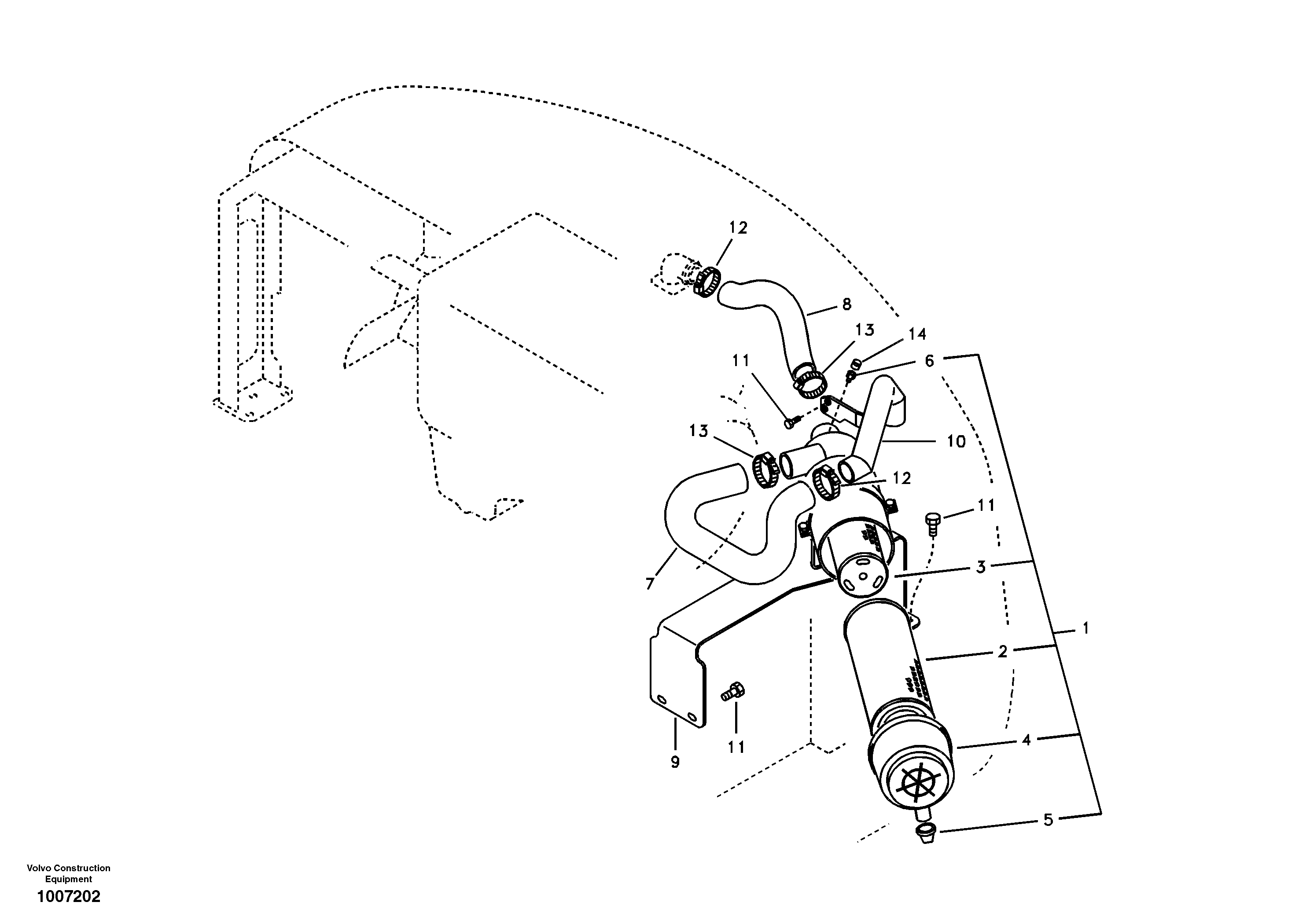 Inlet system — volvo parts diagram