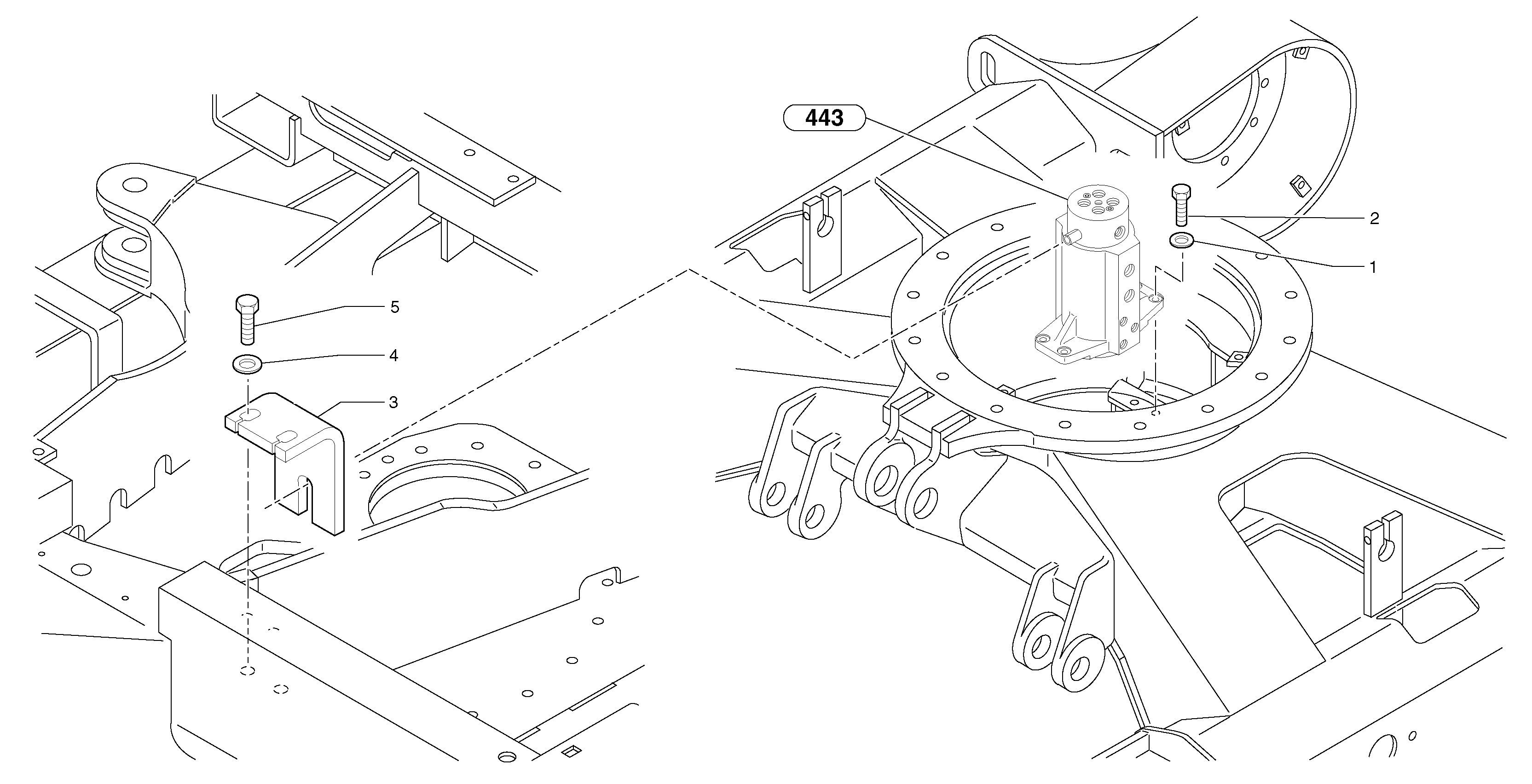 Swivel joint equipment — volvo parts diagram