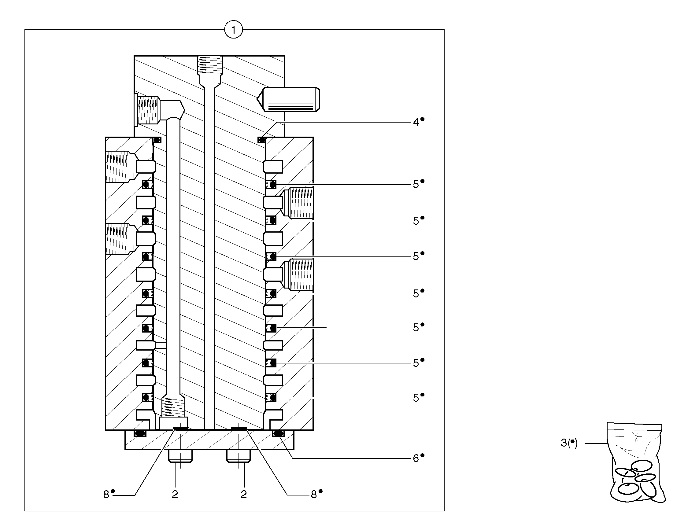 Swivel joint  S/N15618 — volvo parts diagram