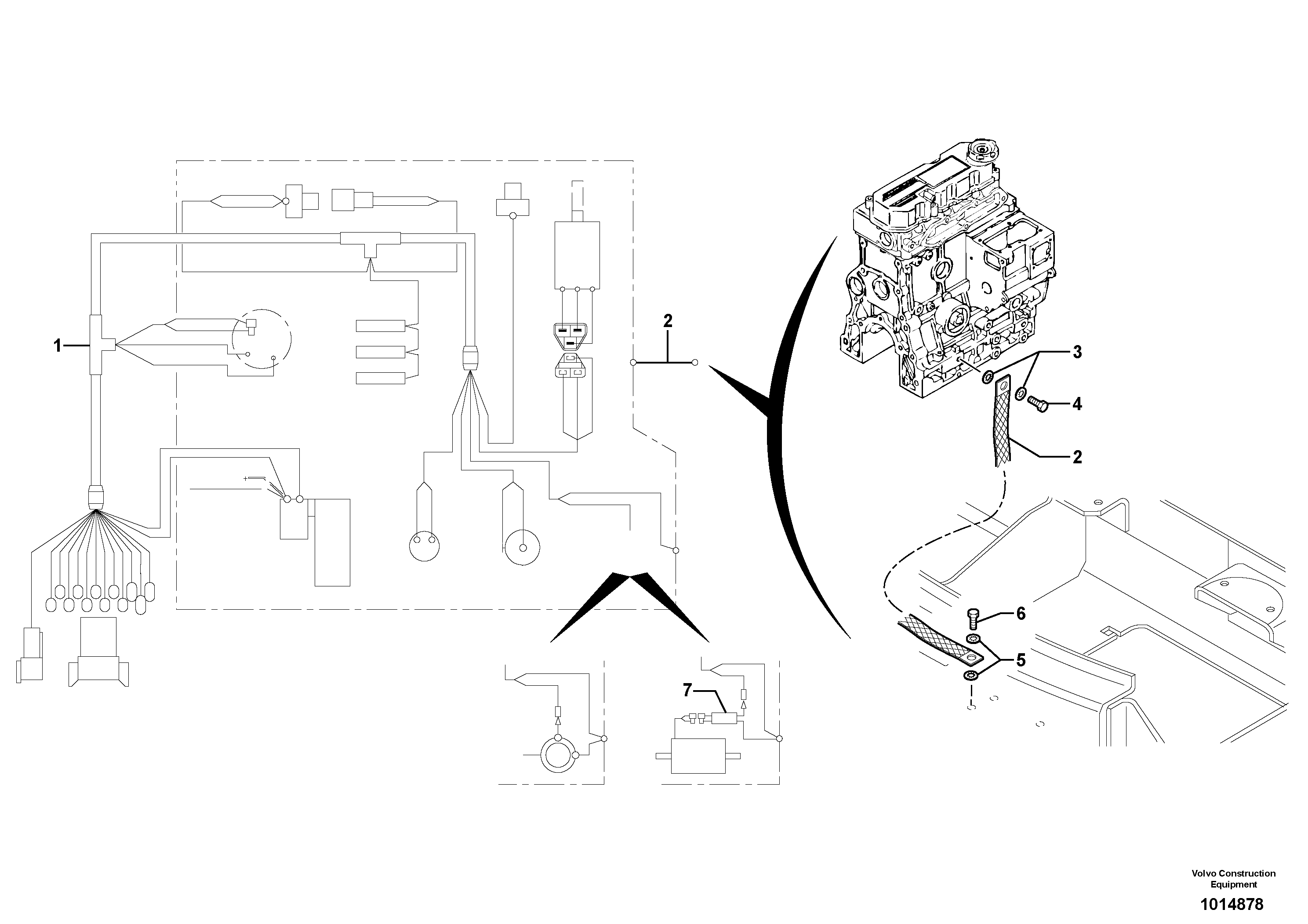 Electrical system (rear) / without Puma — volvo parts diagram