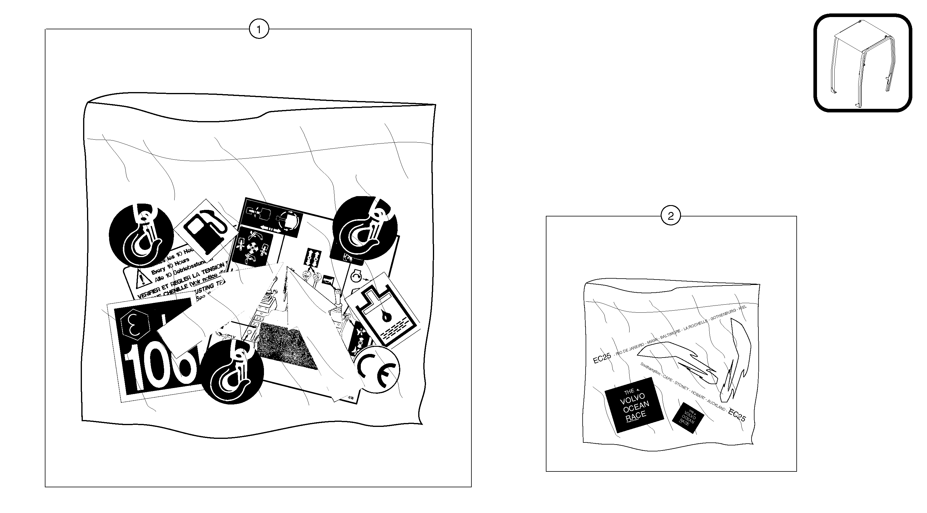 Transfer : canopy  STD , USA — volvo parts diagram
