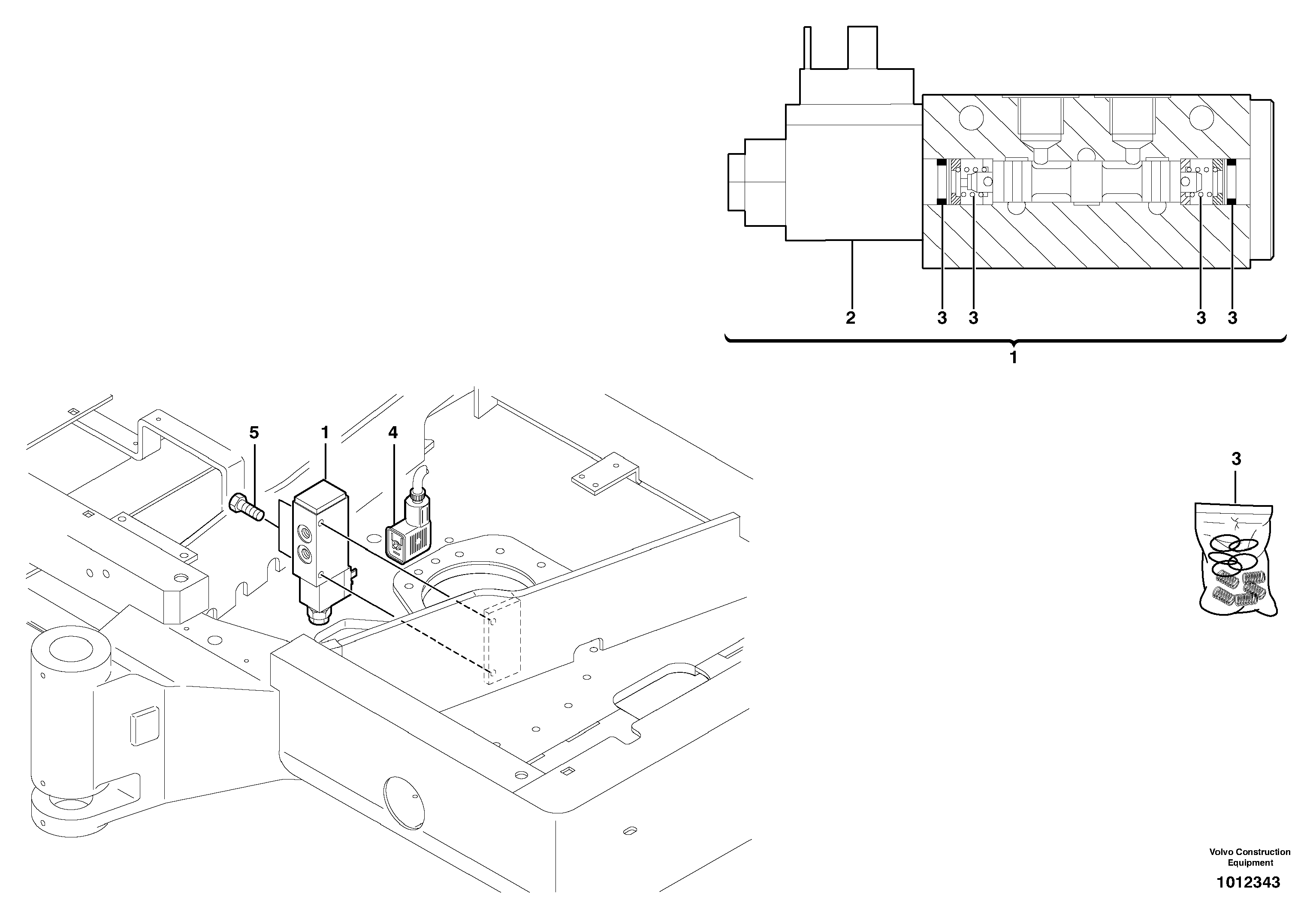 Electrovalve (quickfit ) — volvo parts diagram