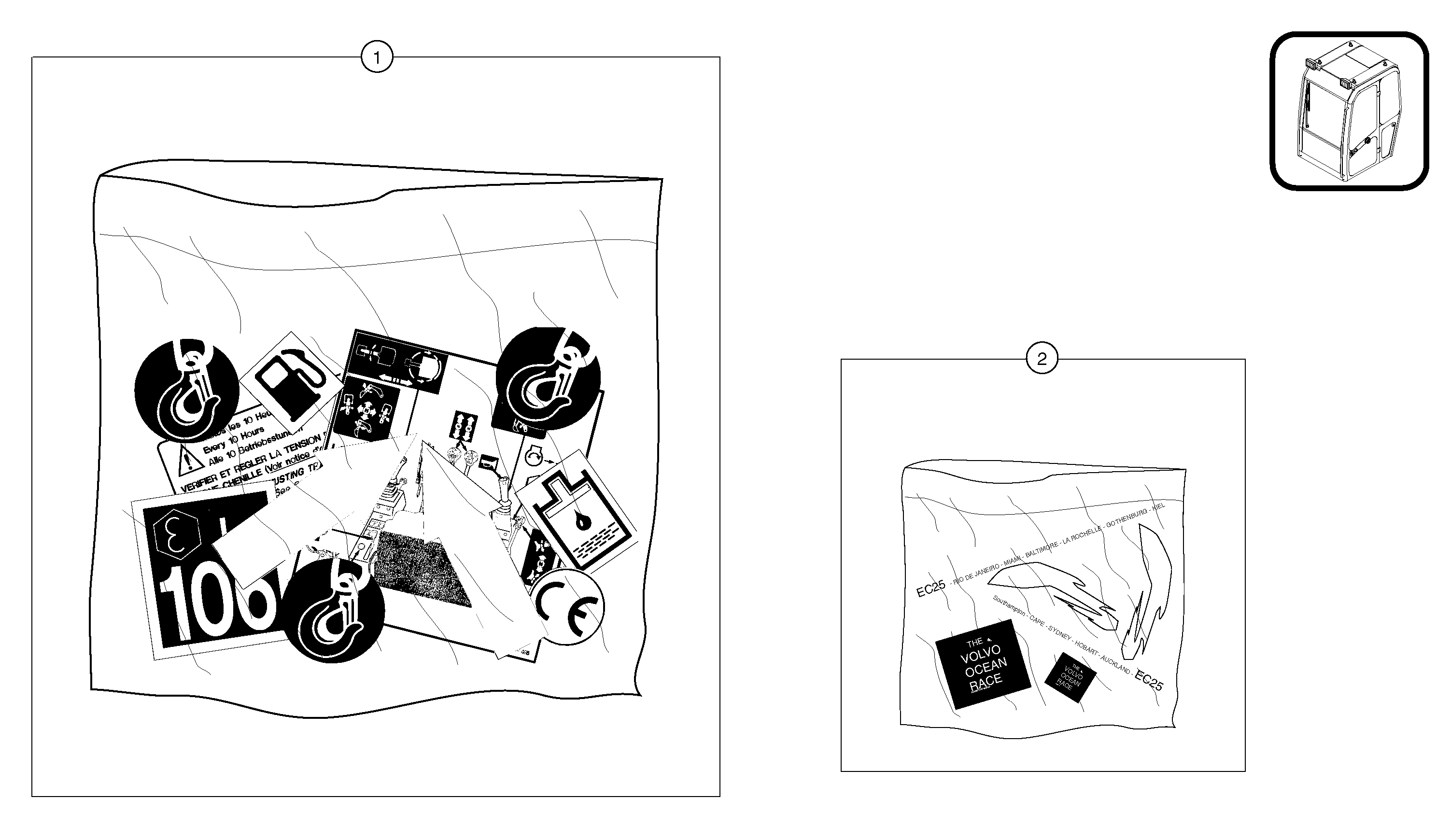 Transfer : cab  STD , USA — volvo parts diagram