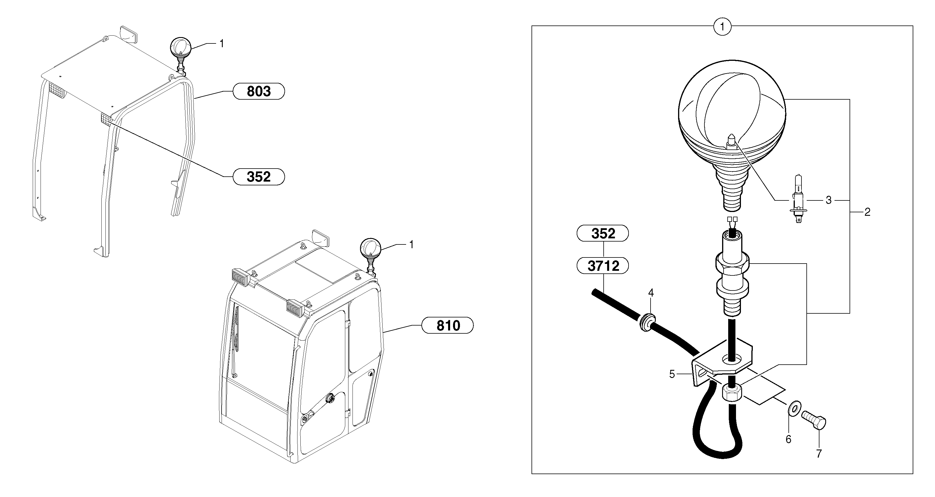 Flashing light — volvo parts diagram