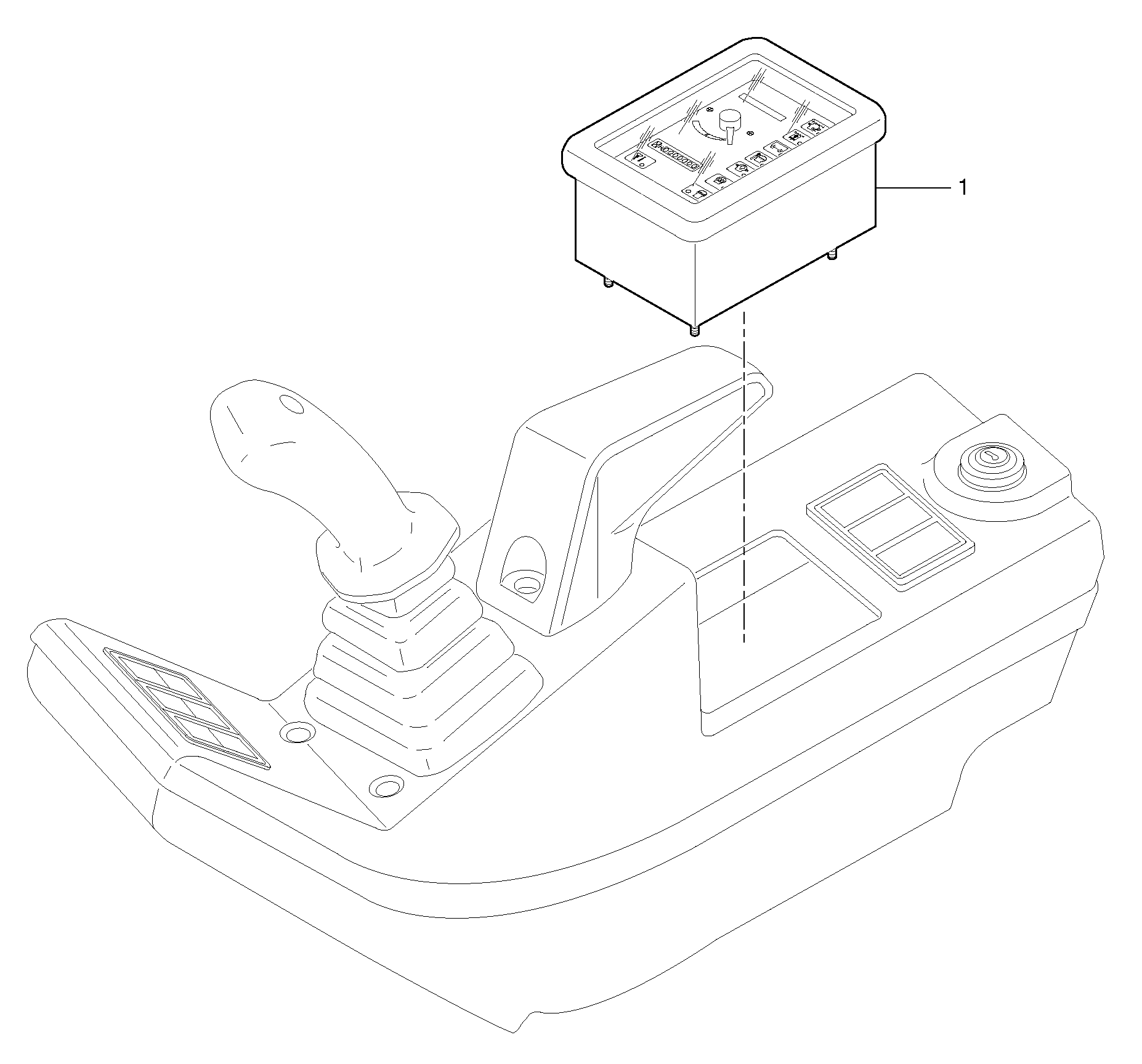 Control panel — volvo parts diagram