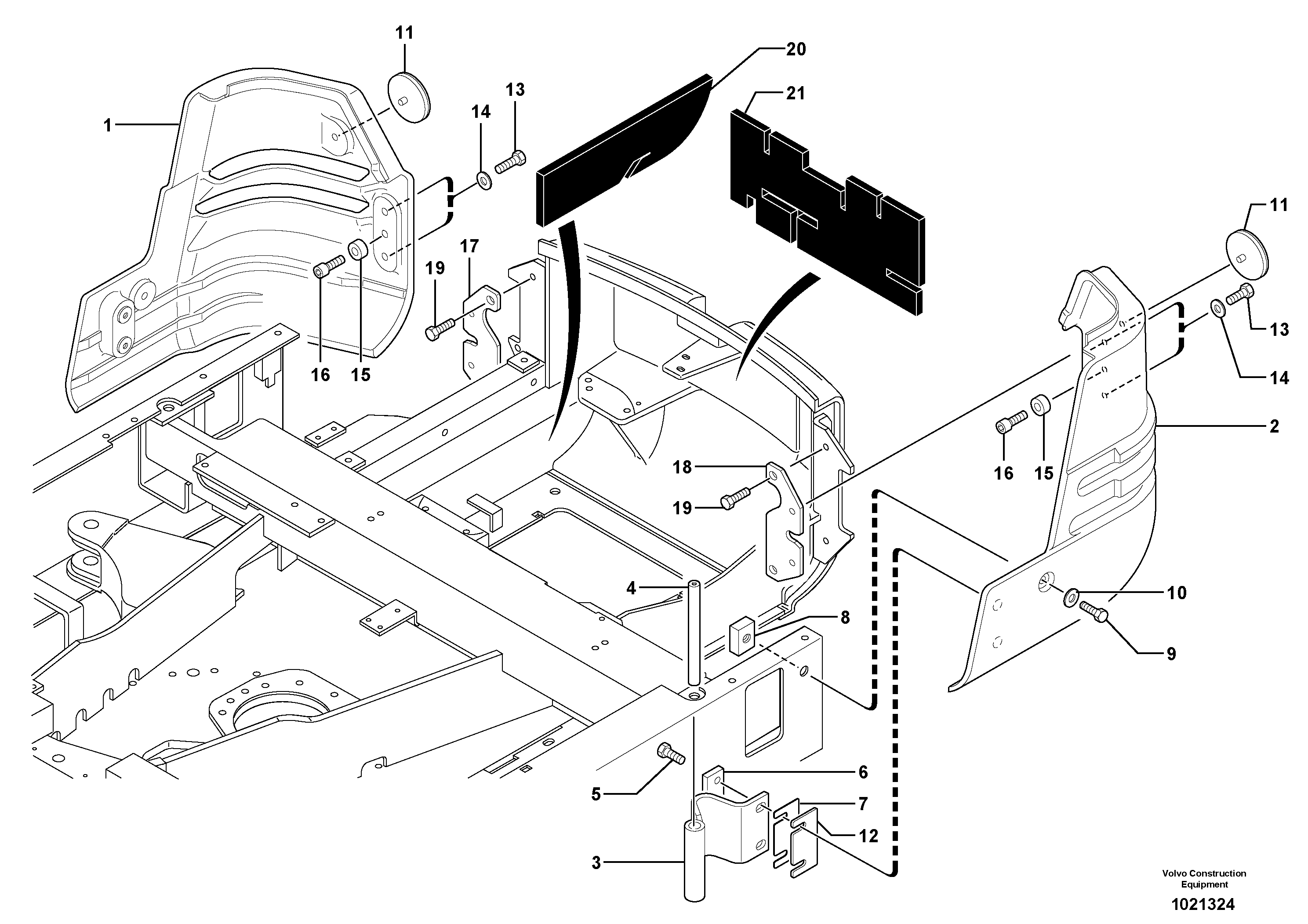 Counterweight — volvo parts diagram