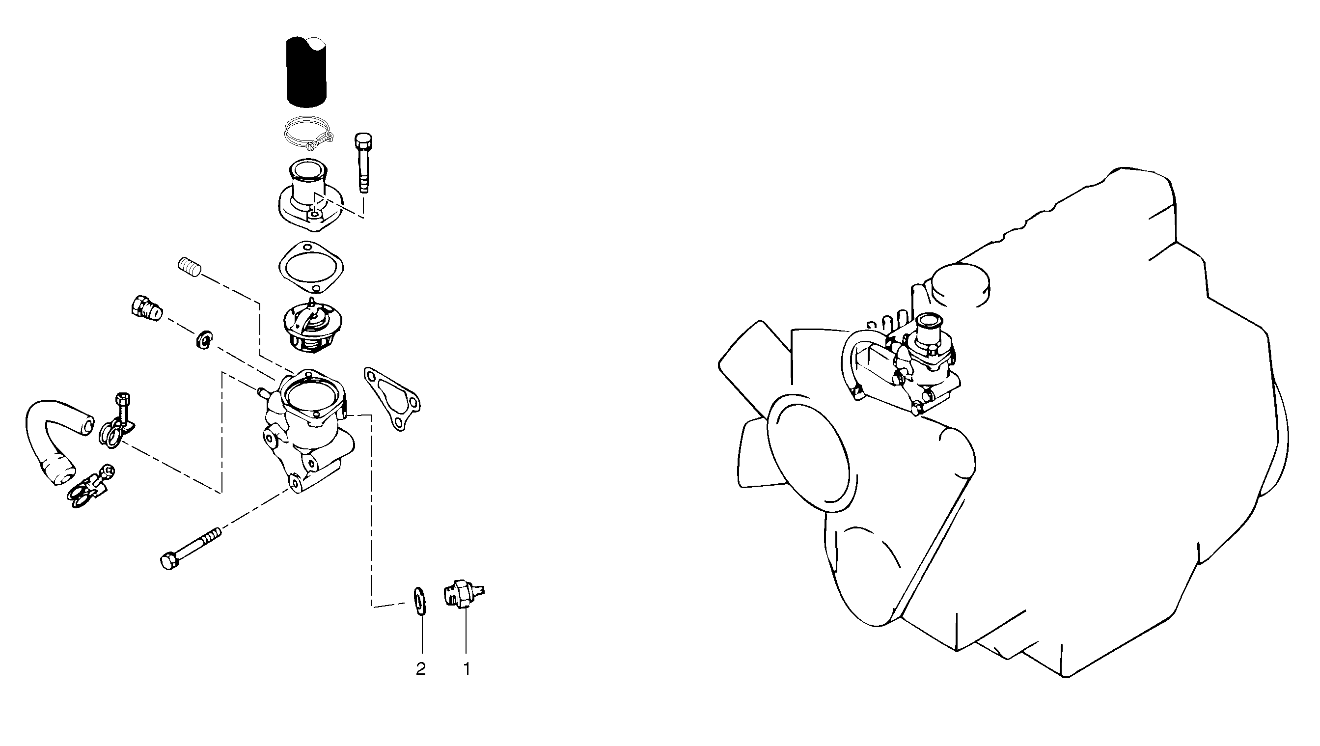Thermal switch — volvo parts diagram
