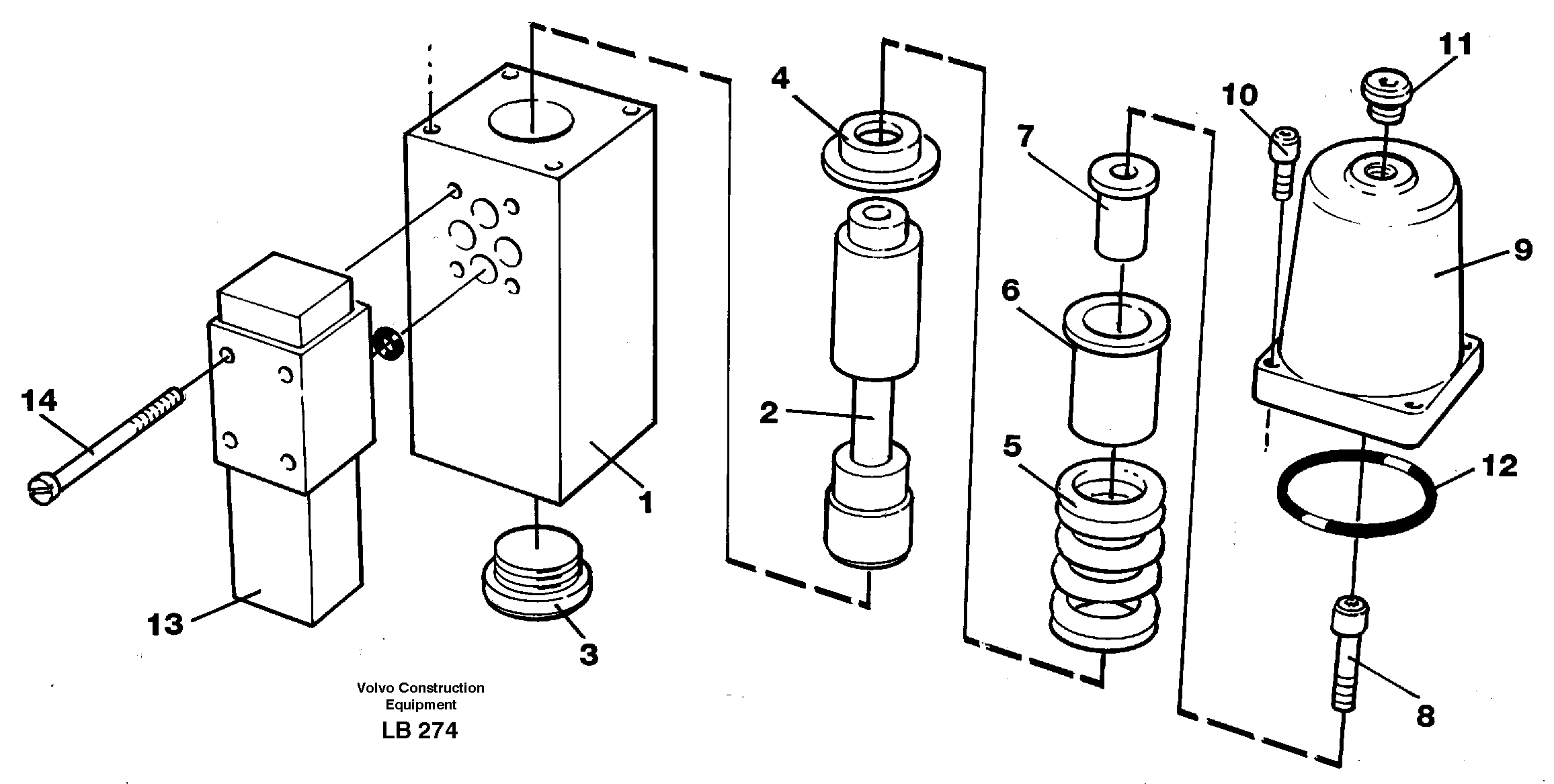 Operating valve — volvo parts diagram