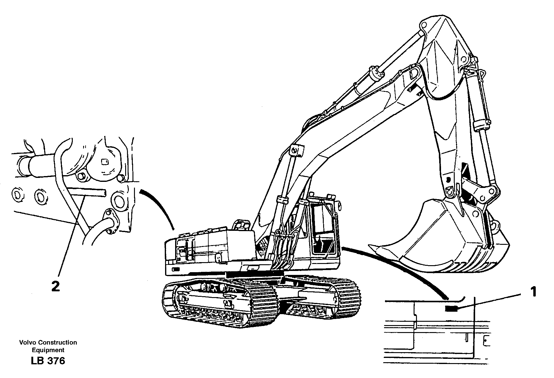 Product sign plate — volvo parts diagram