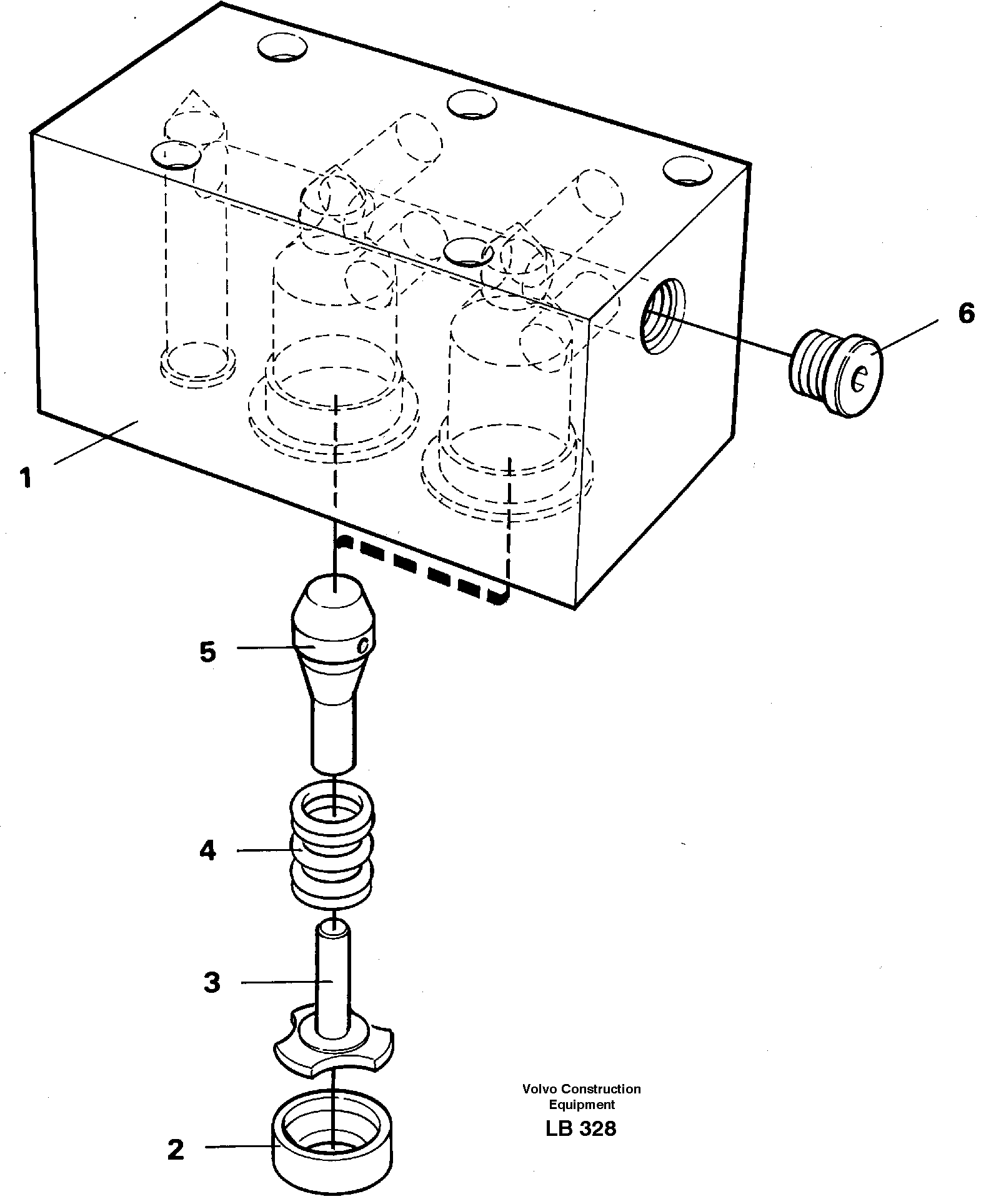 Anticavitation valve  14263614 — volvo parts diagram
