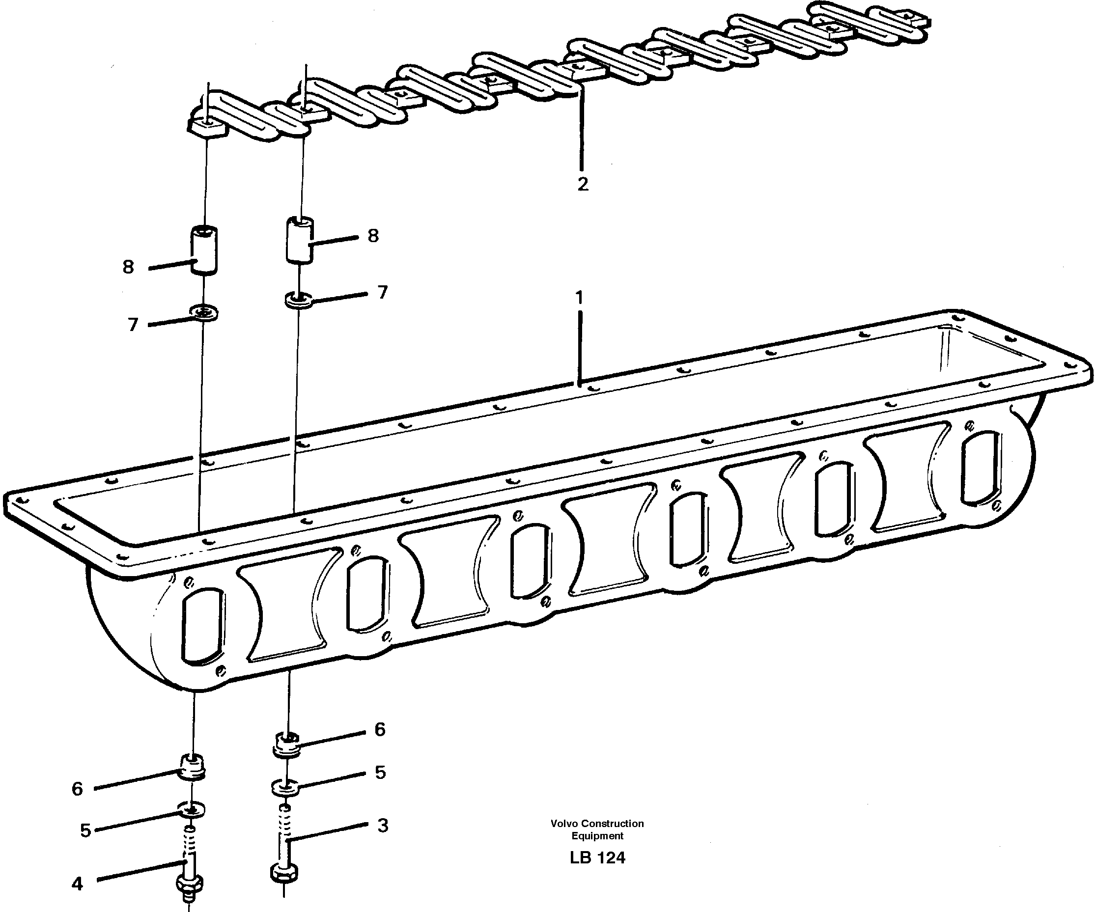 Inlet manifold — volvo parts diagram