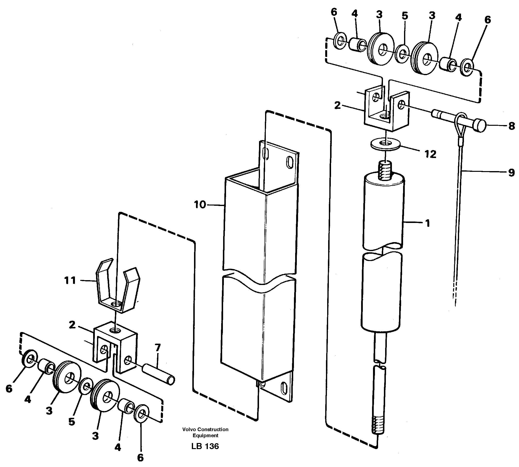 Window lifts — volvo parts diagram