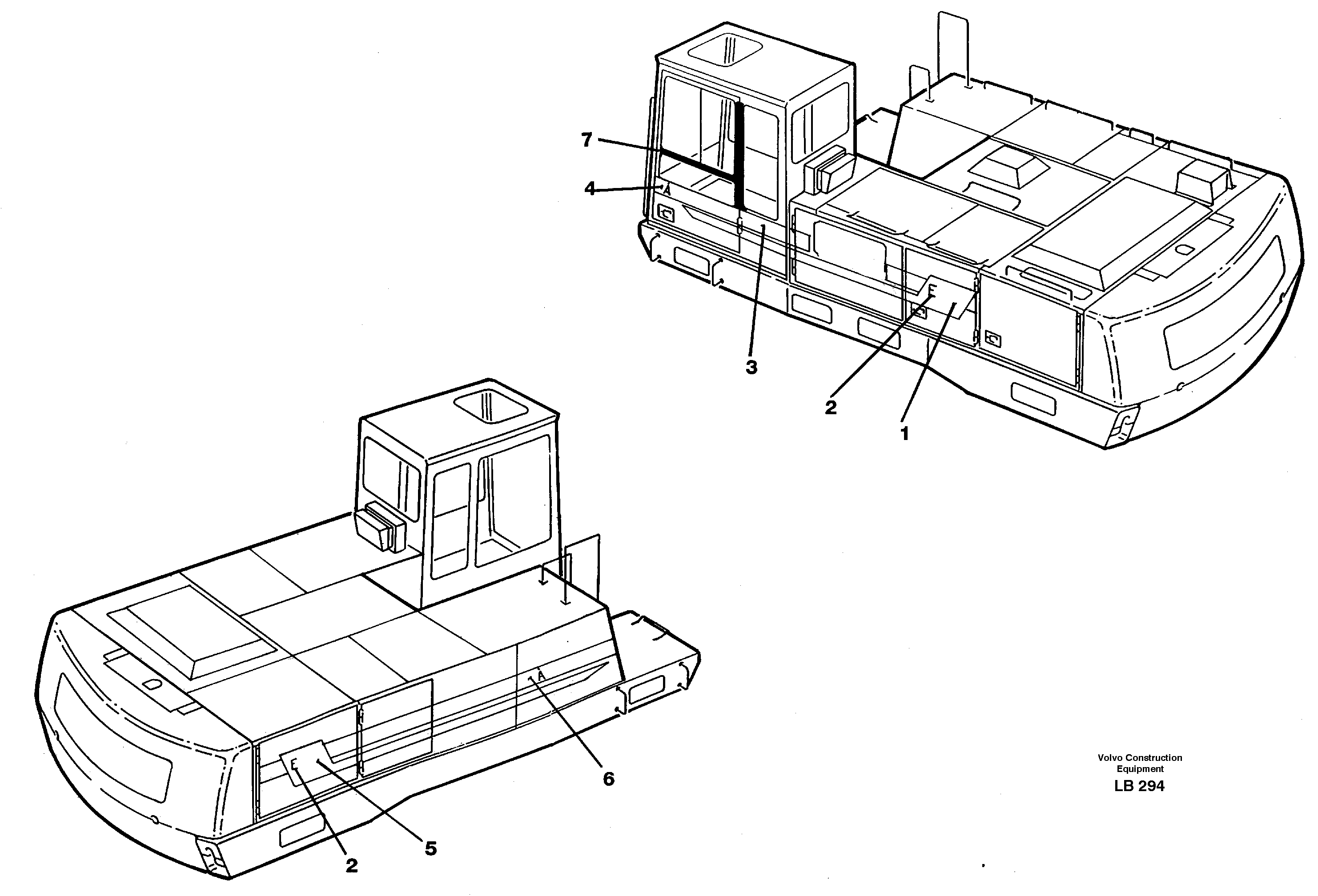 Stripes — volvo parts diagram
