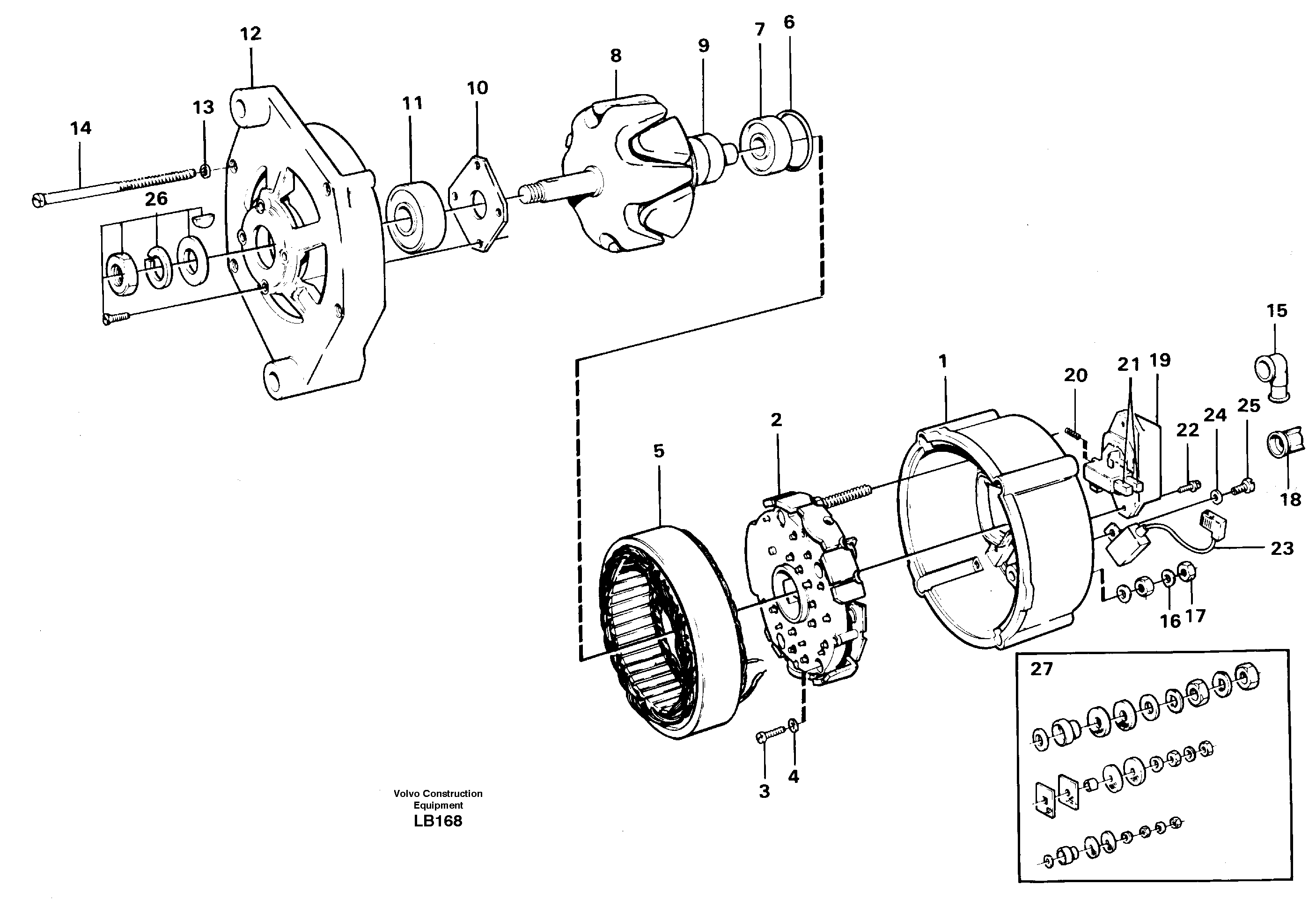 Alternator — volvo parts diagram