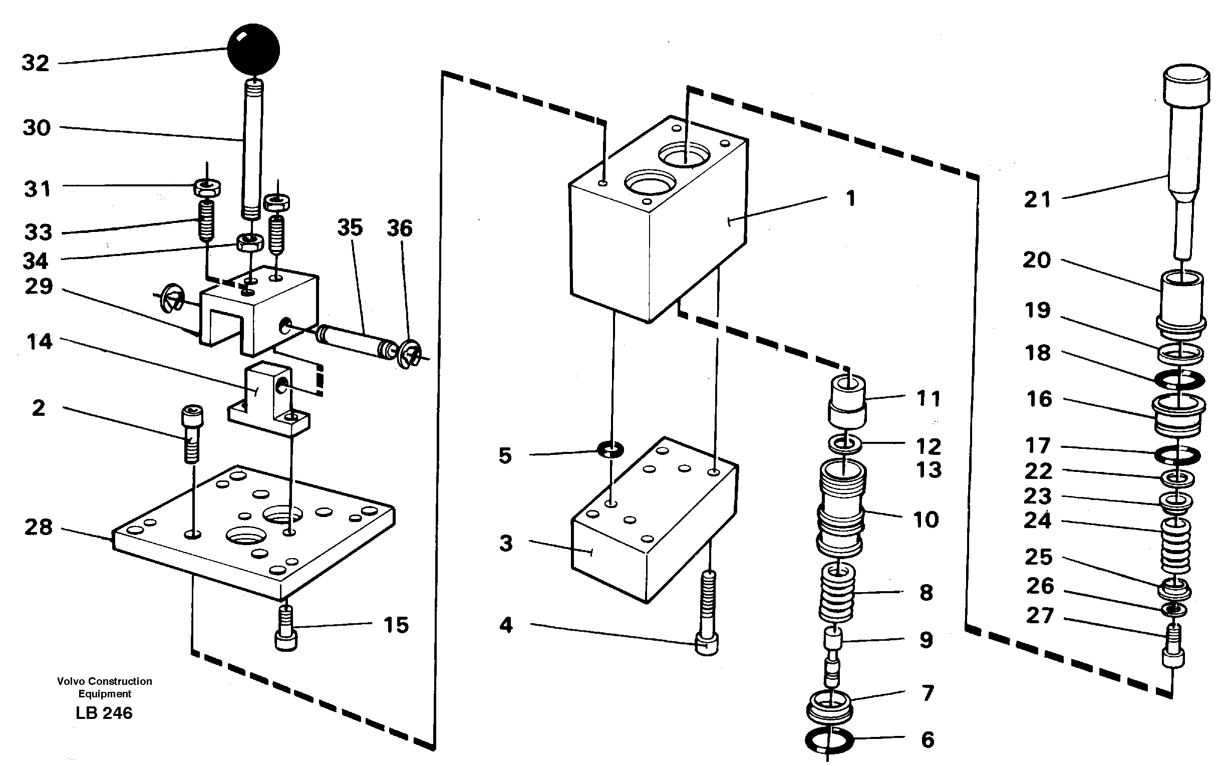 Control pressure valve — volvo parts diagram