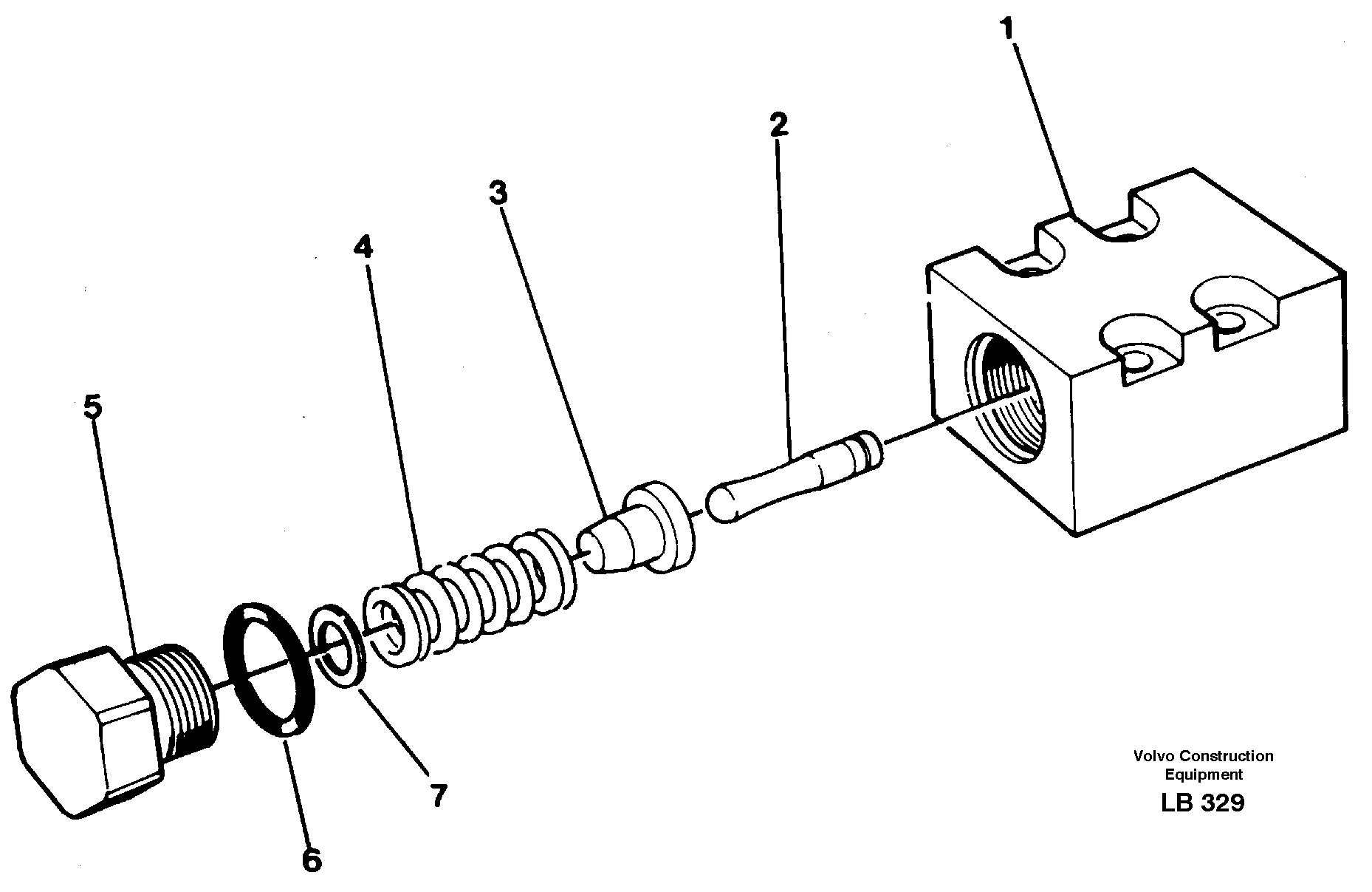Pressure limiting valve  14263614 — volvo parts diagram